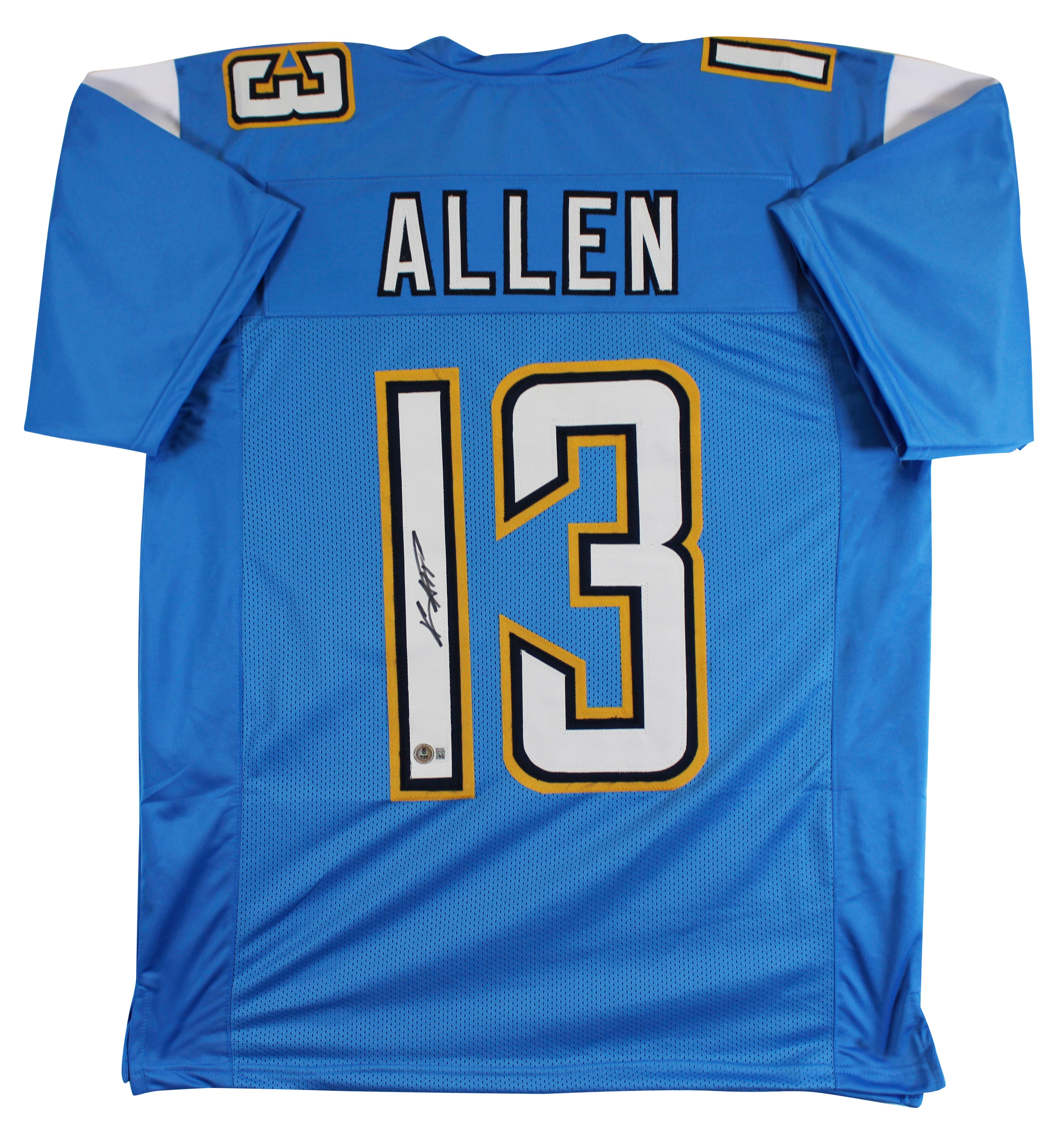 Keenan Allen Authentic Signed Powder Blue Pro Style Jersey BAS Witnessed 2