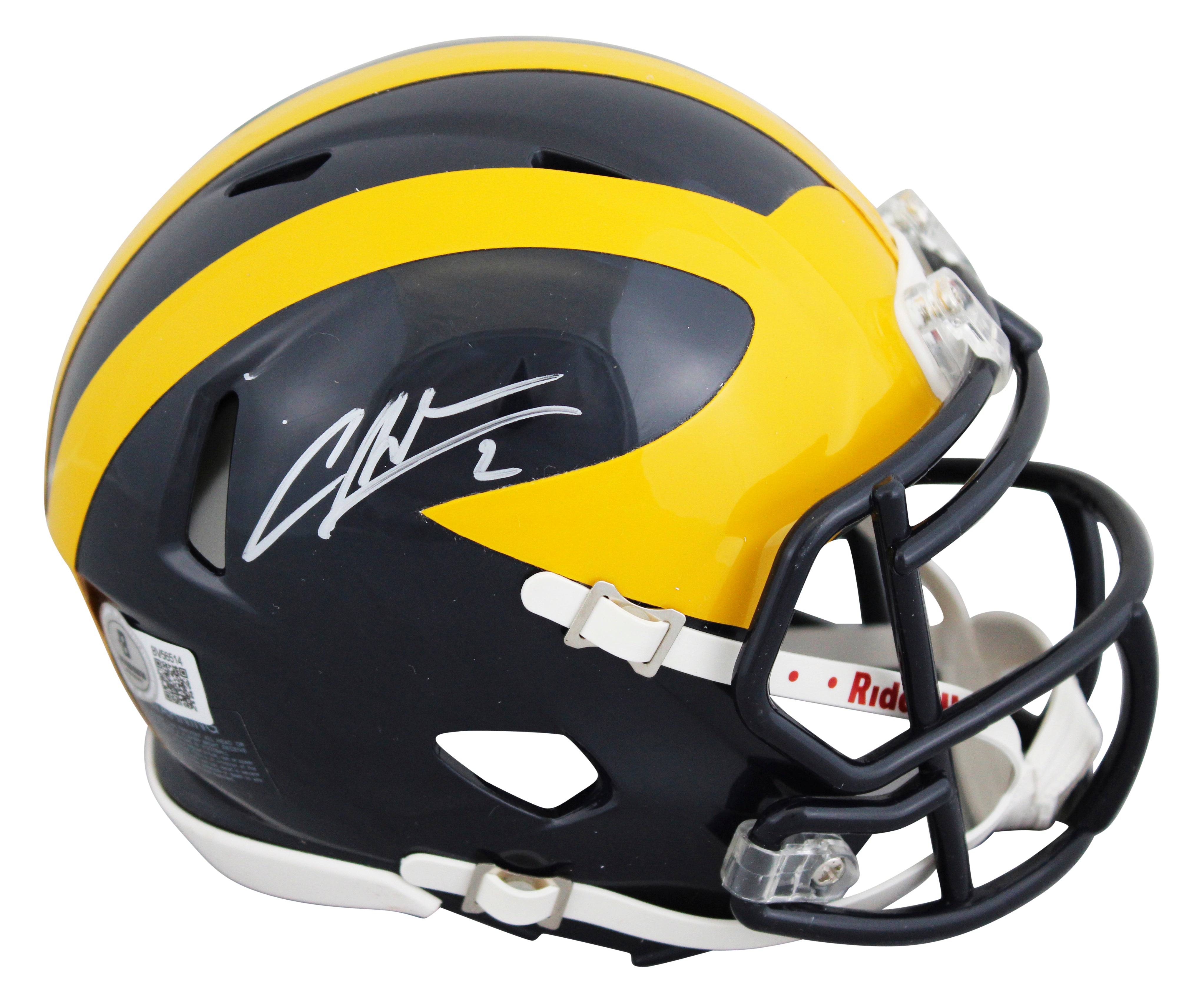Michigan Charles Woodson Authentic Signed Speed Mini Helmet BAS #BV56514