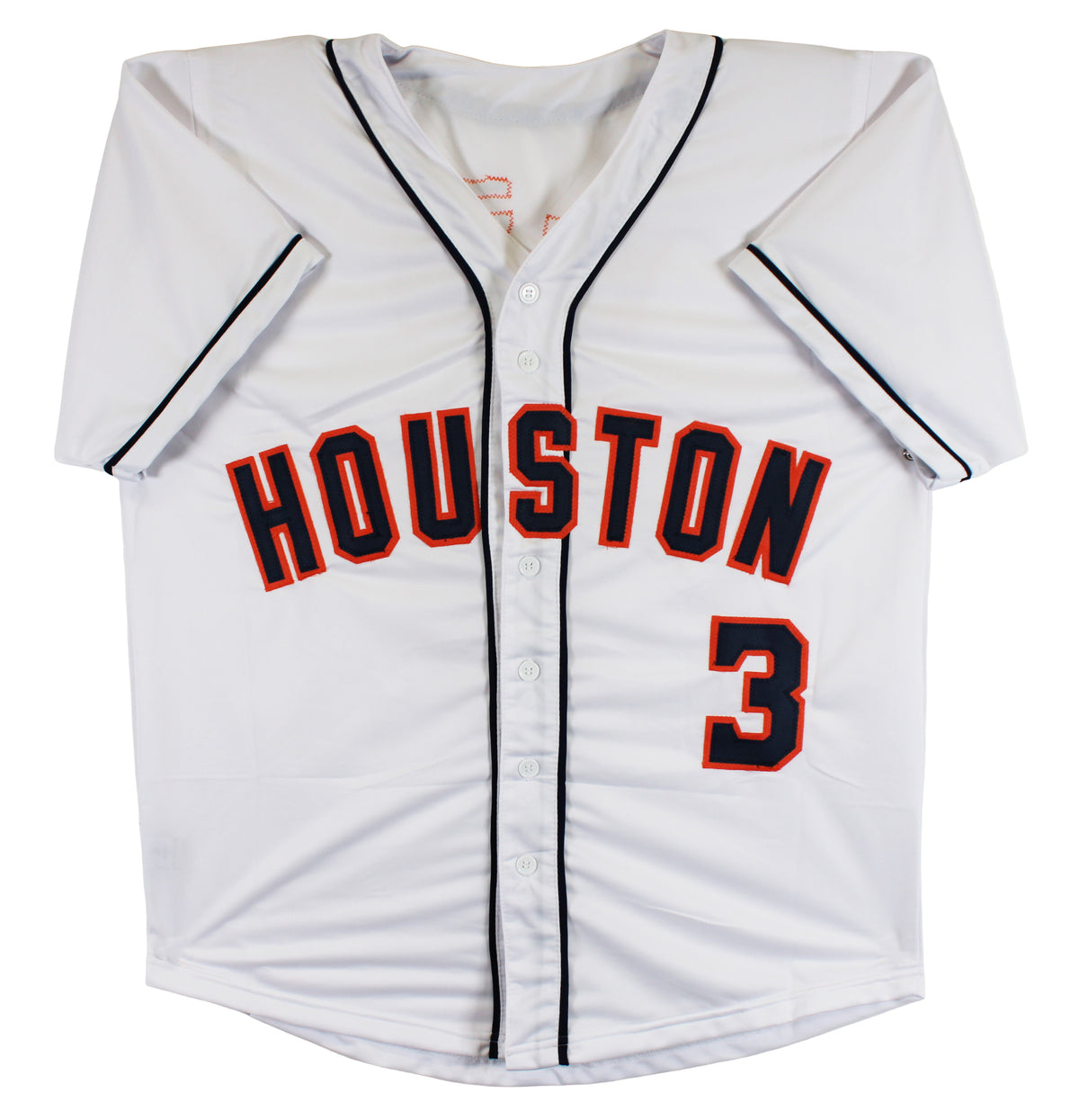 Jeremy Pena Authentic Signed White Pro Style Jersey Autographed BAS
