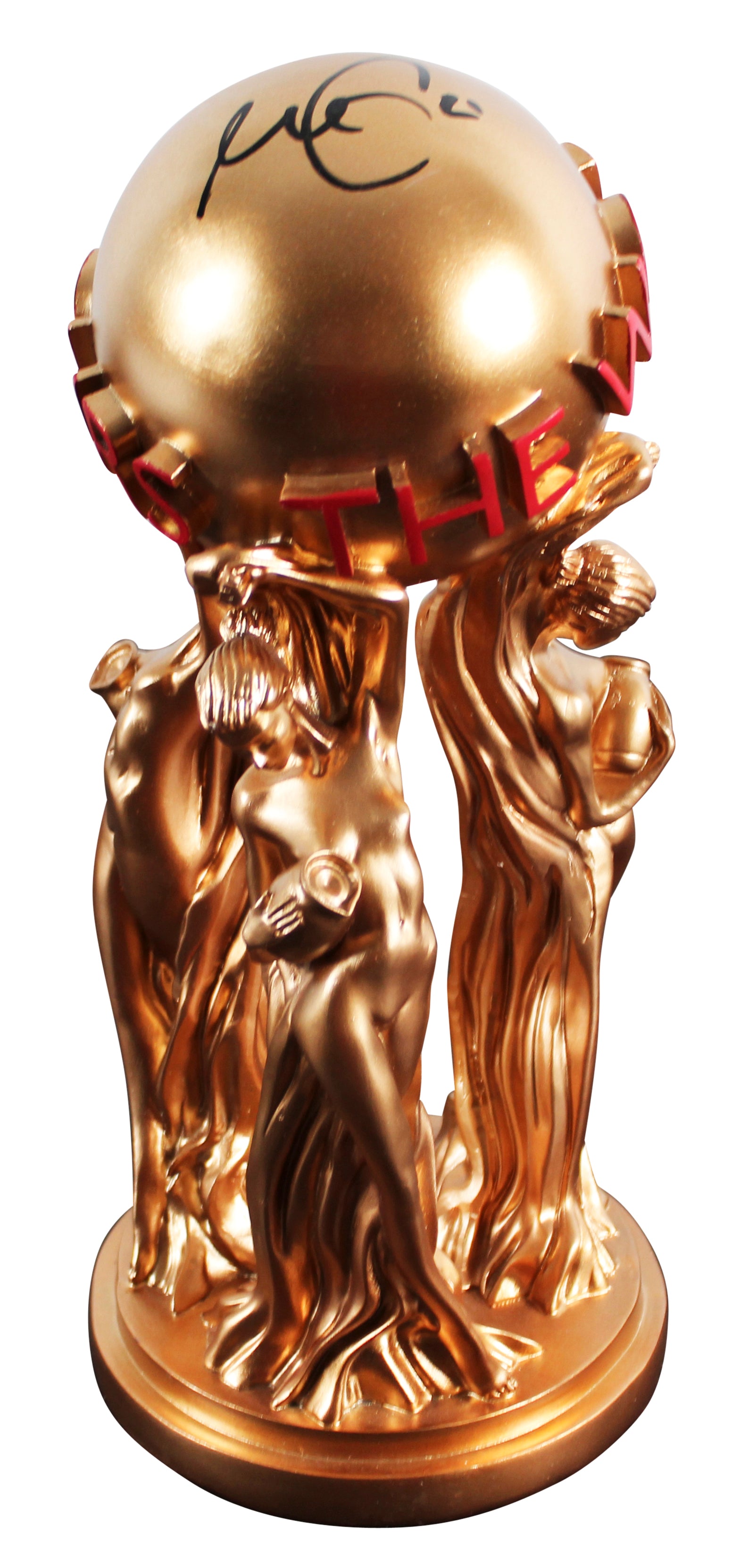 Al Pacino Signed 12" Scarface The World Is Yours  Statue BAS #BR24651