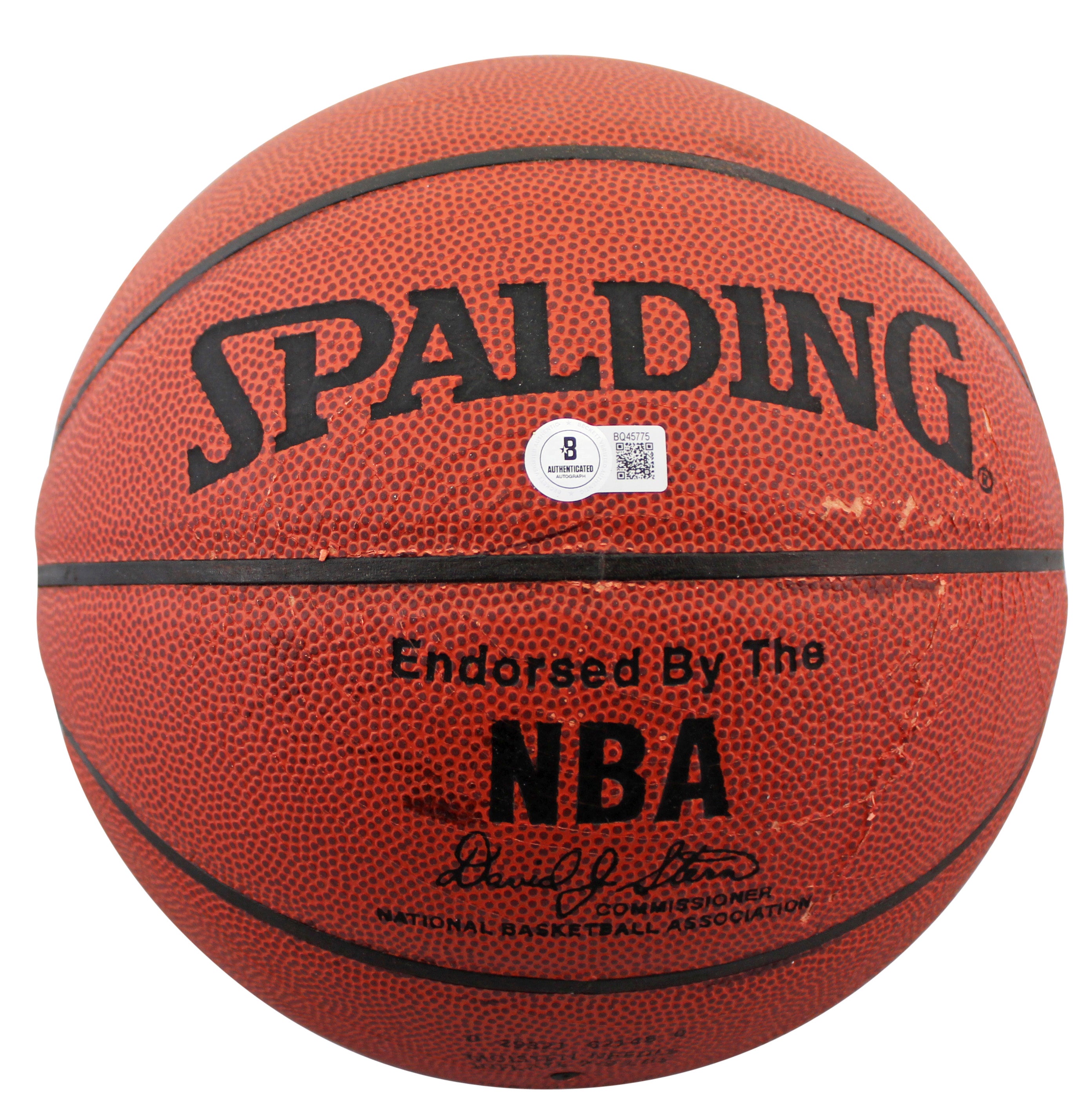 Blazers Bill Walton Authentic Signed Spalding I/O Basketball BAS #BQ45775