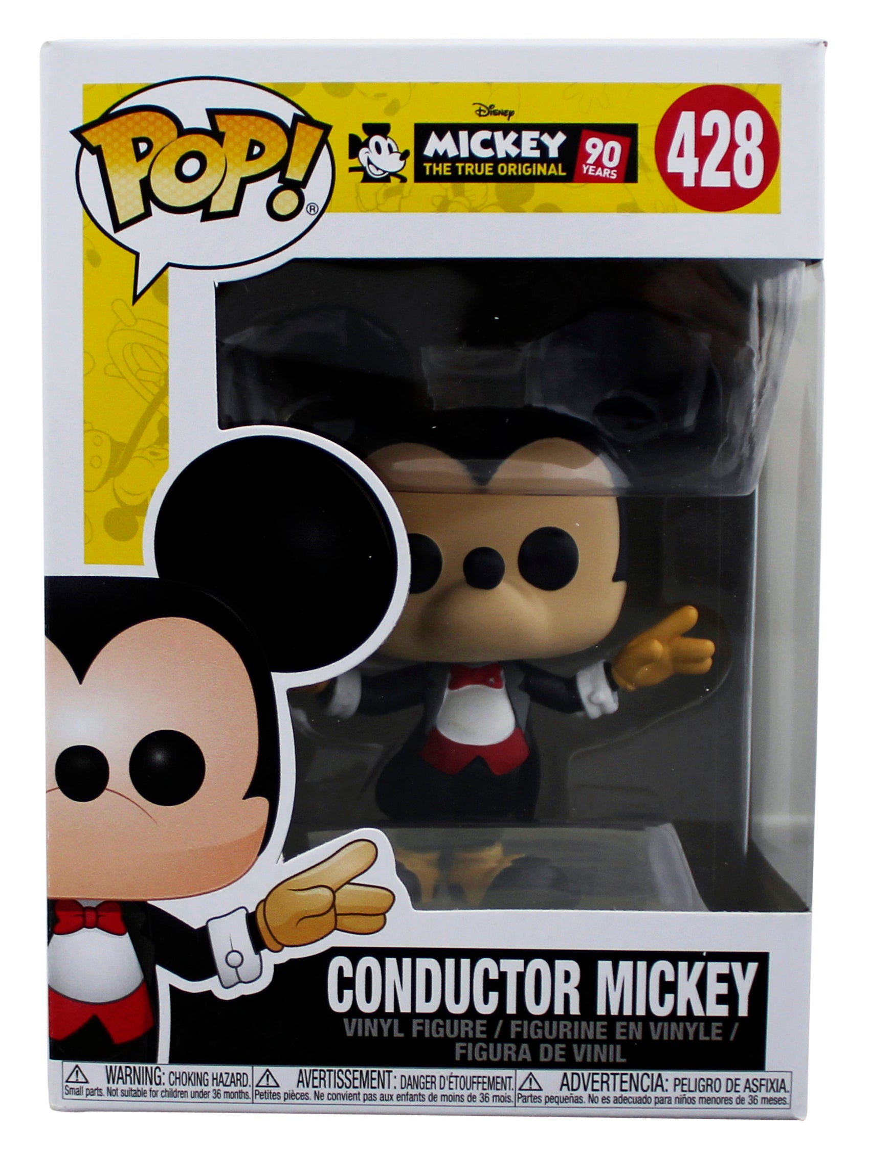 Disney Mickey Mouse Conductor Mickey #428 Funko Pop Vinyl Figure Un-signed