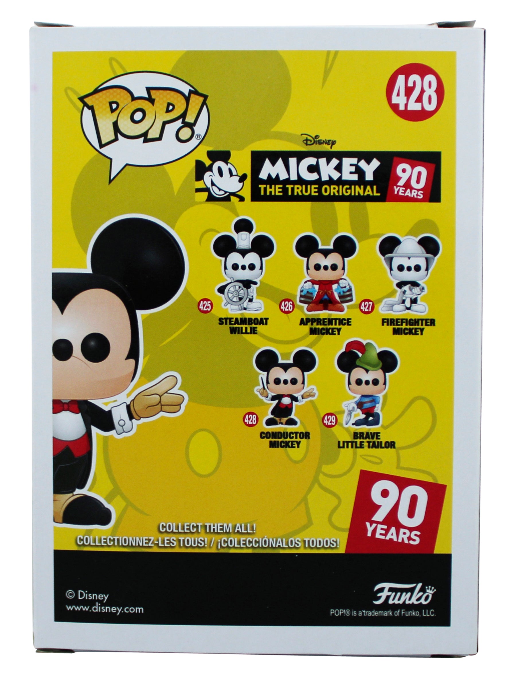 Disney Mickey Mouse Conductor Mickey #428 Funko Pop Vinyl Figure Un-signed