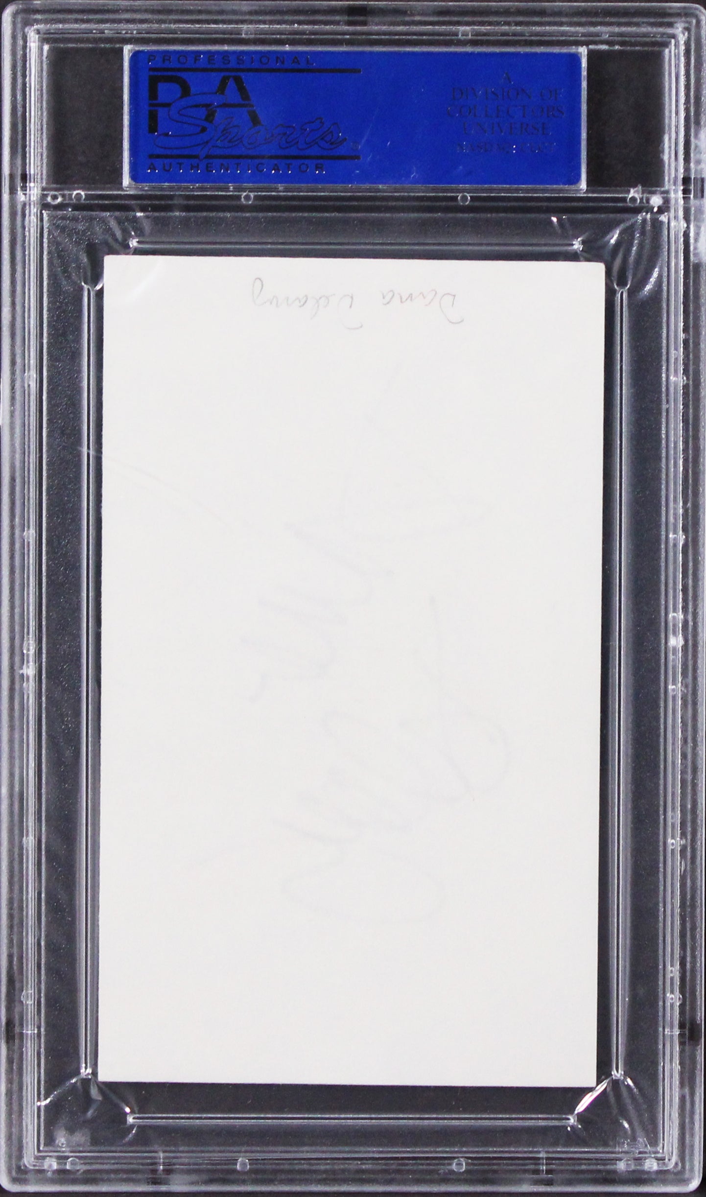 Dana Delaney Tulsa King Authentic Signed 3x5 Index Card PSA/DNA Slabbed