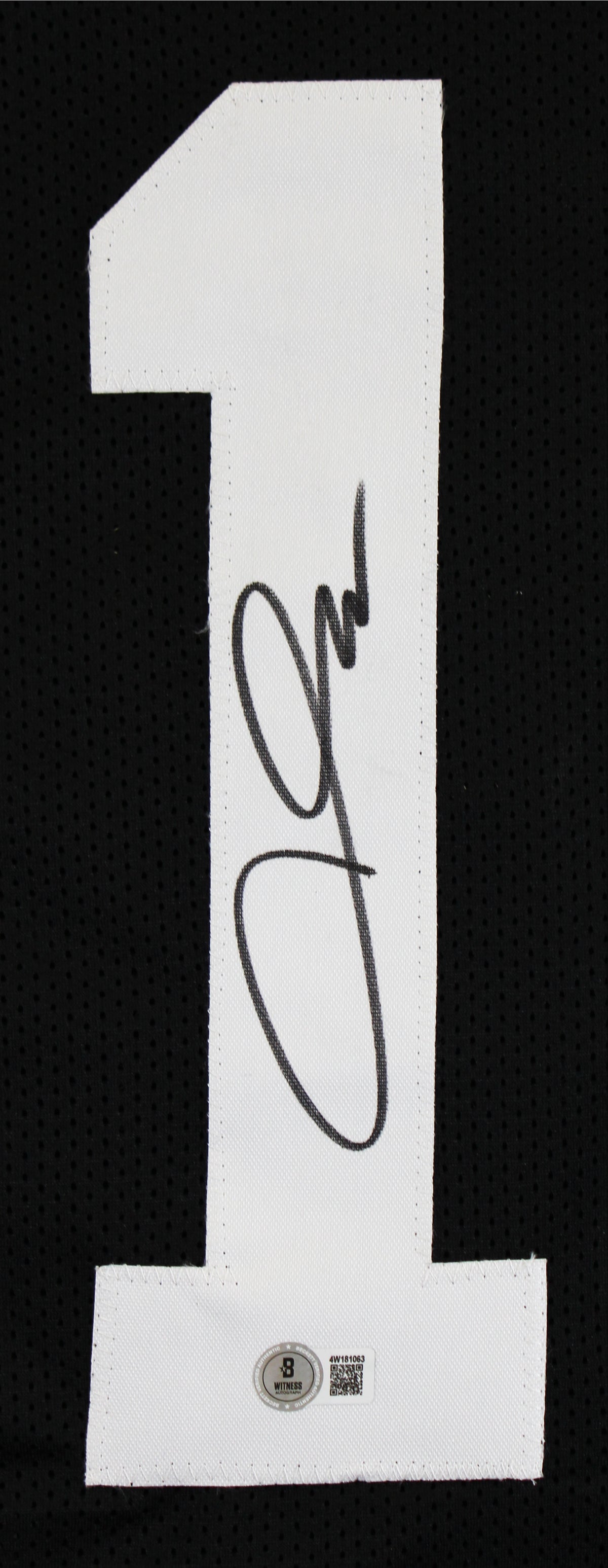 Aidan O'Connell Authentic Signed Black Pro Style Jersey BAS Witnessed 2