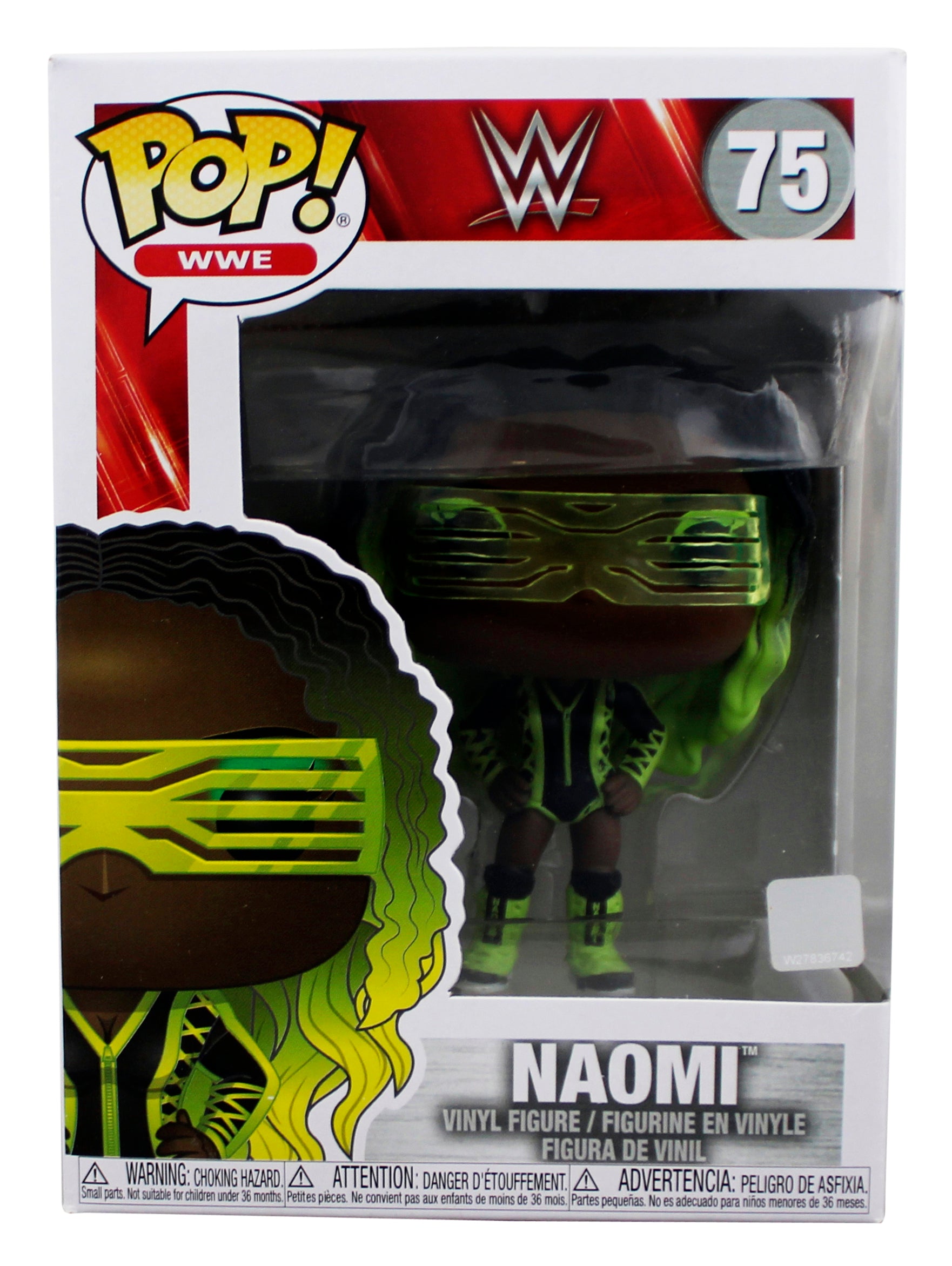 WWE Naomi #75 Funko Pop Vinyl Figure Un-signed