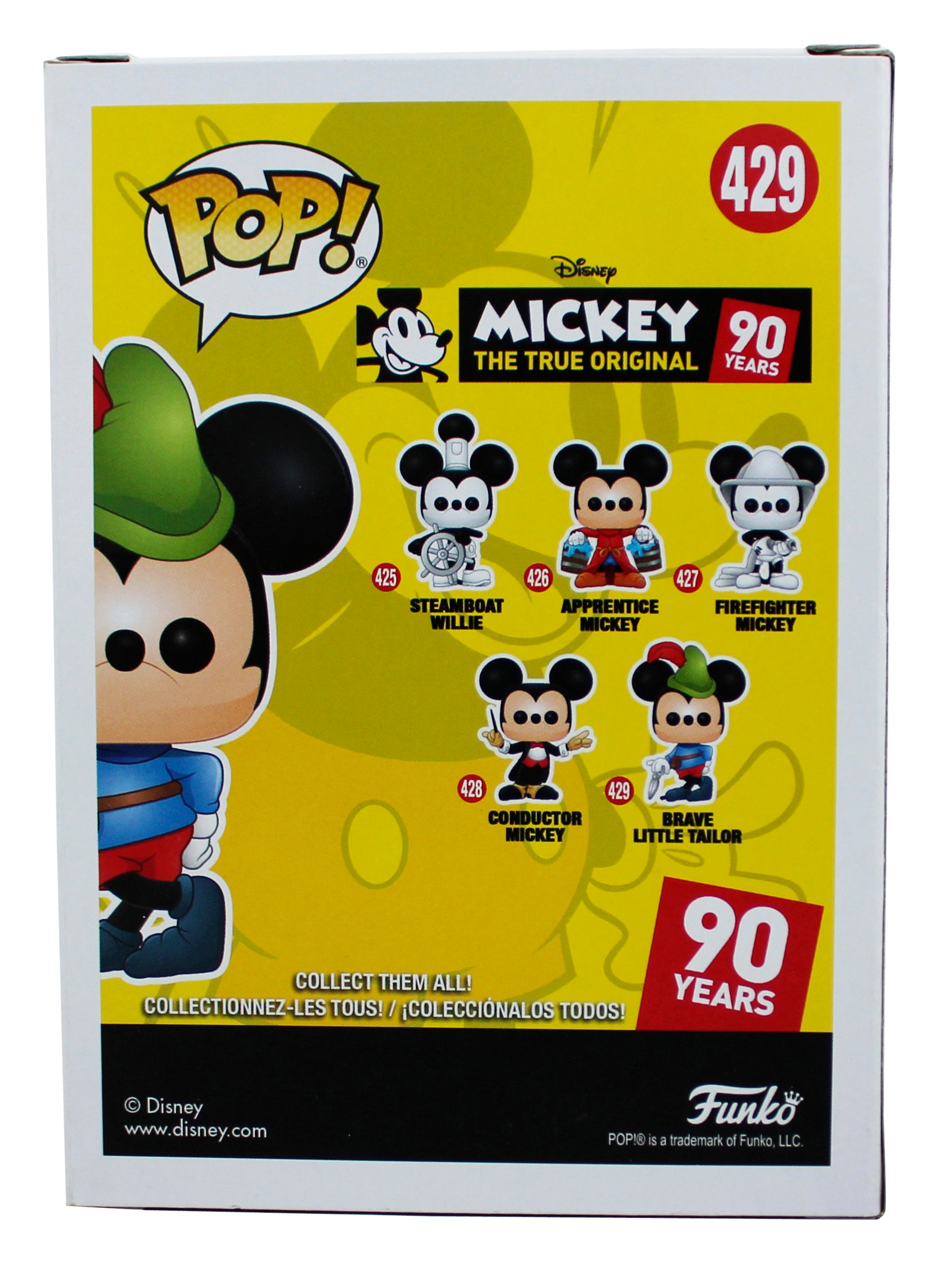 Disney Mickey Mouse Brave Little Tailor #429 Funko Pop Vinyl Figure Un-signed