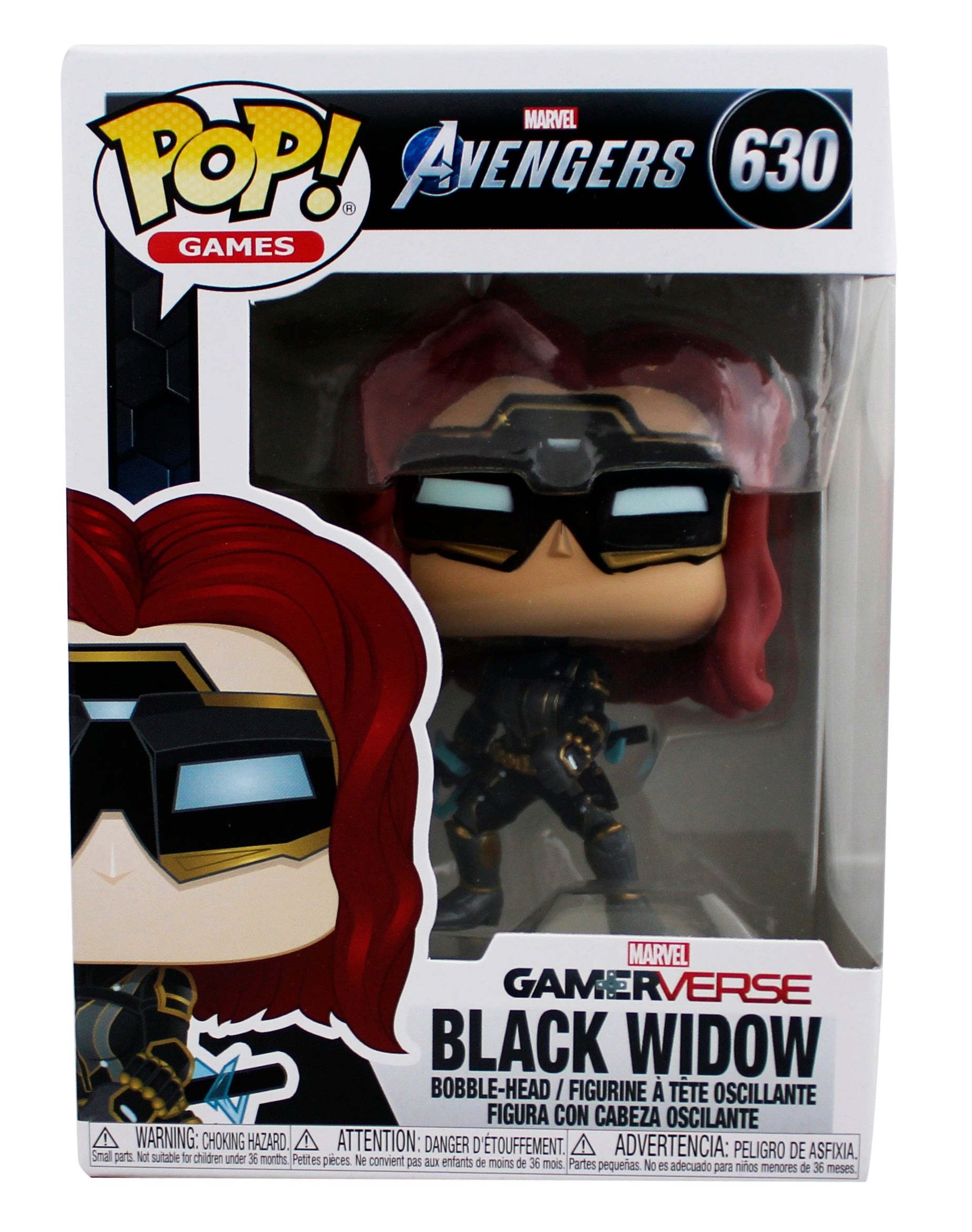 The Avengers Gamerverse Black Widow #630 Funko Pop Vinyl Figure Un-signed