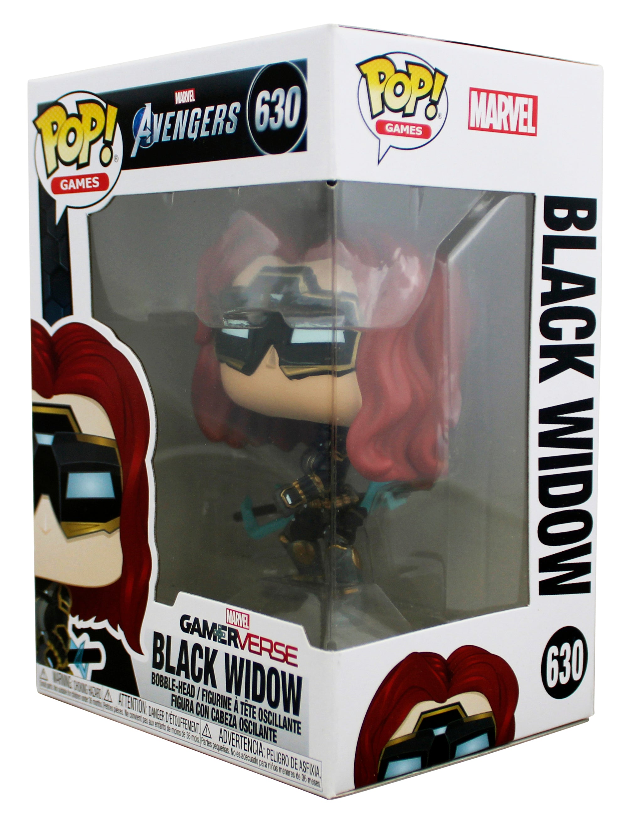 The Avengers Gamerverse Black Widow #630 Funko Pop Vinyl Figure Un-signed