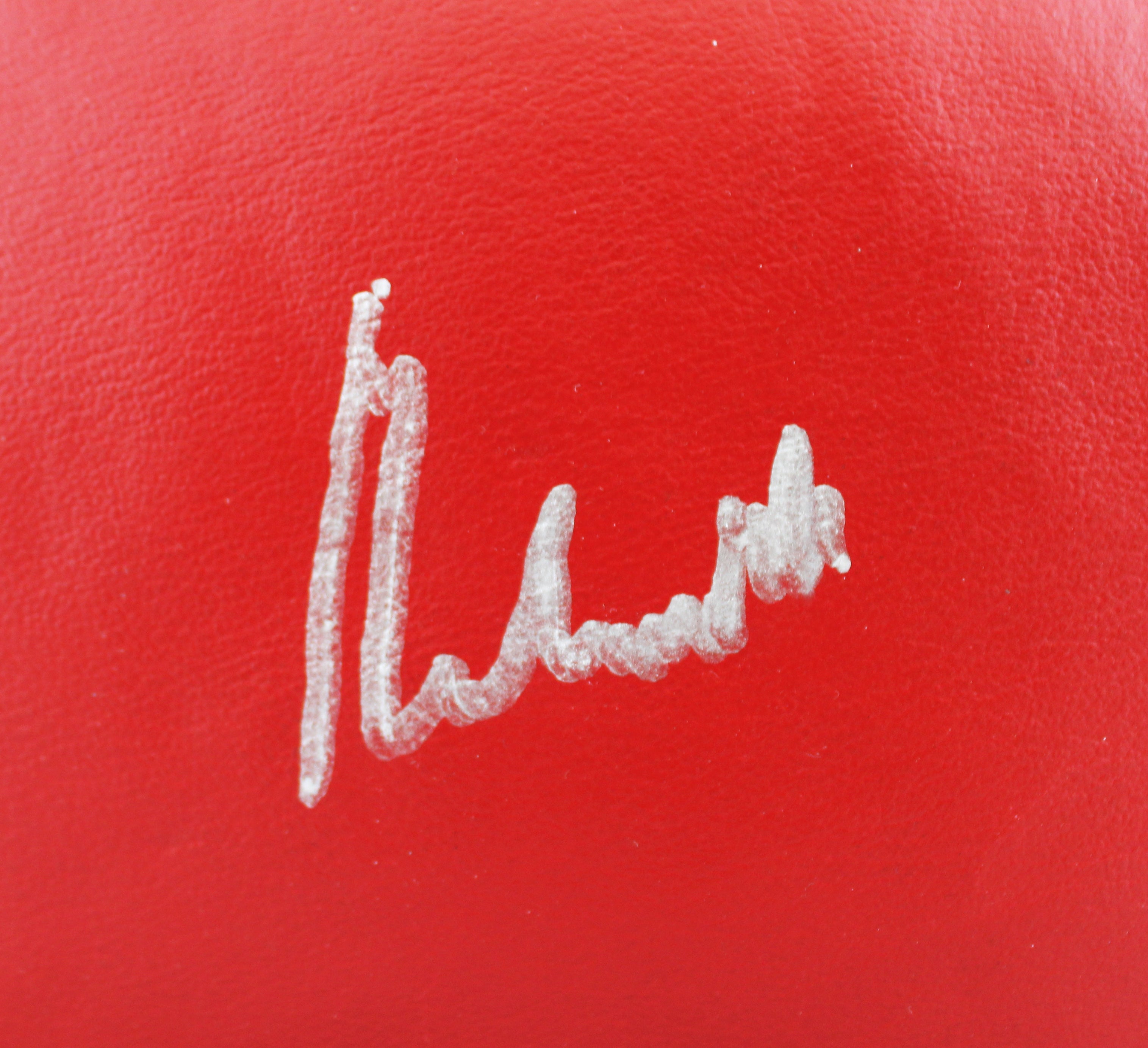 Muhammad Ali Authentic Signed Red Everlast Boxing Glove Autographed BAS #AE13637