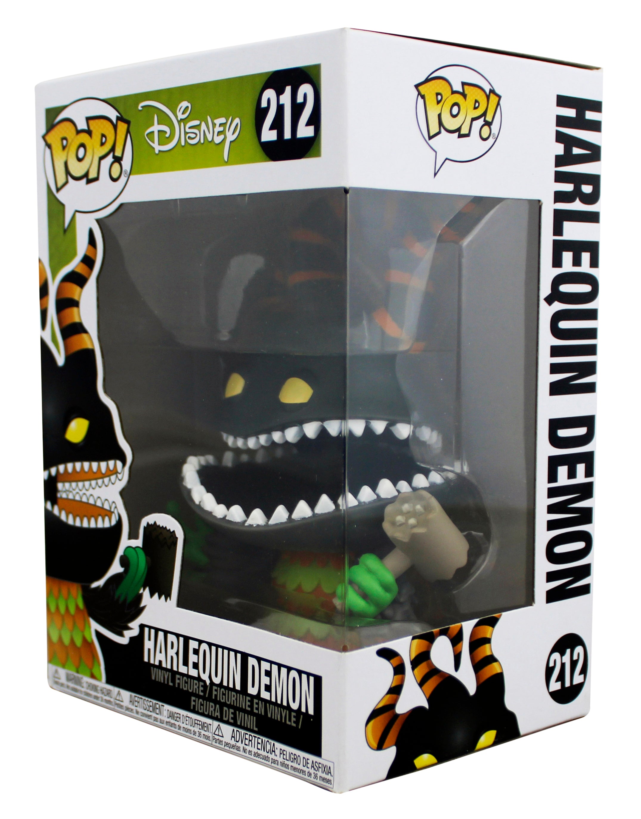Nightmare Before Christmas Harlequin Demon #212 Funko Pop Vinyl Figure Un-signed