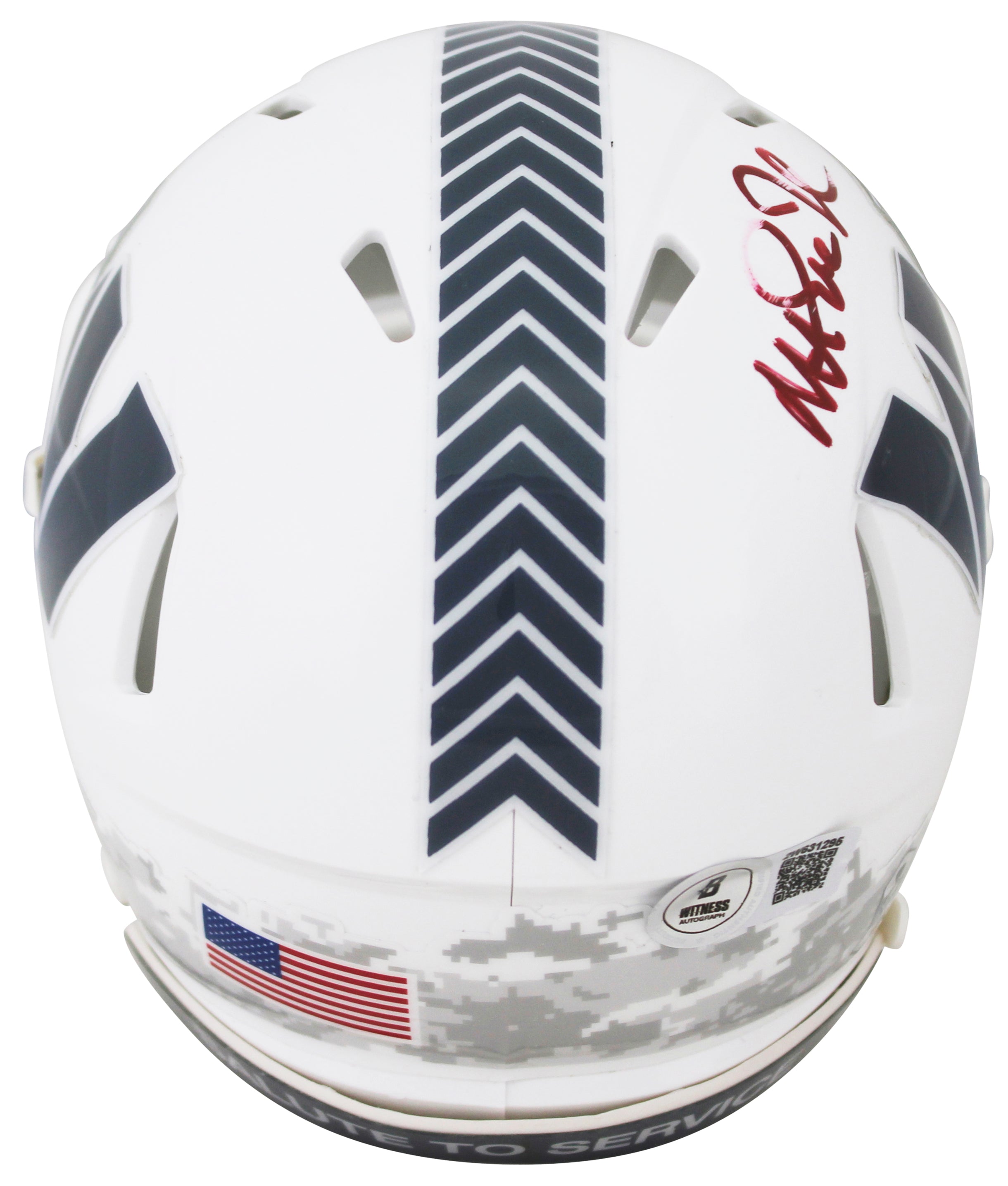 Commanders Magic Johnson Signed STS III Speed Mini Helmet BAS Witness #2W631295