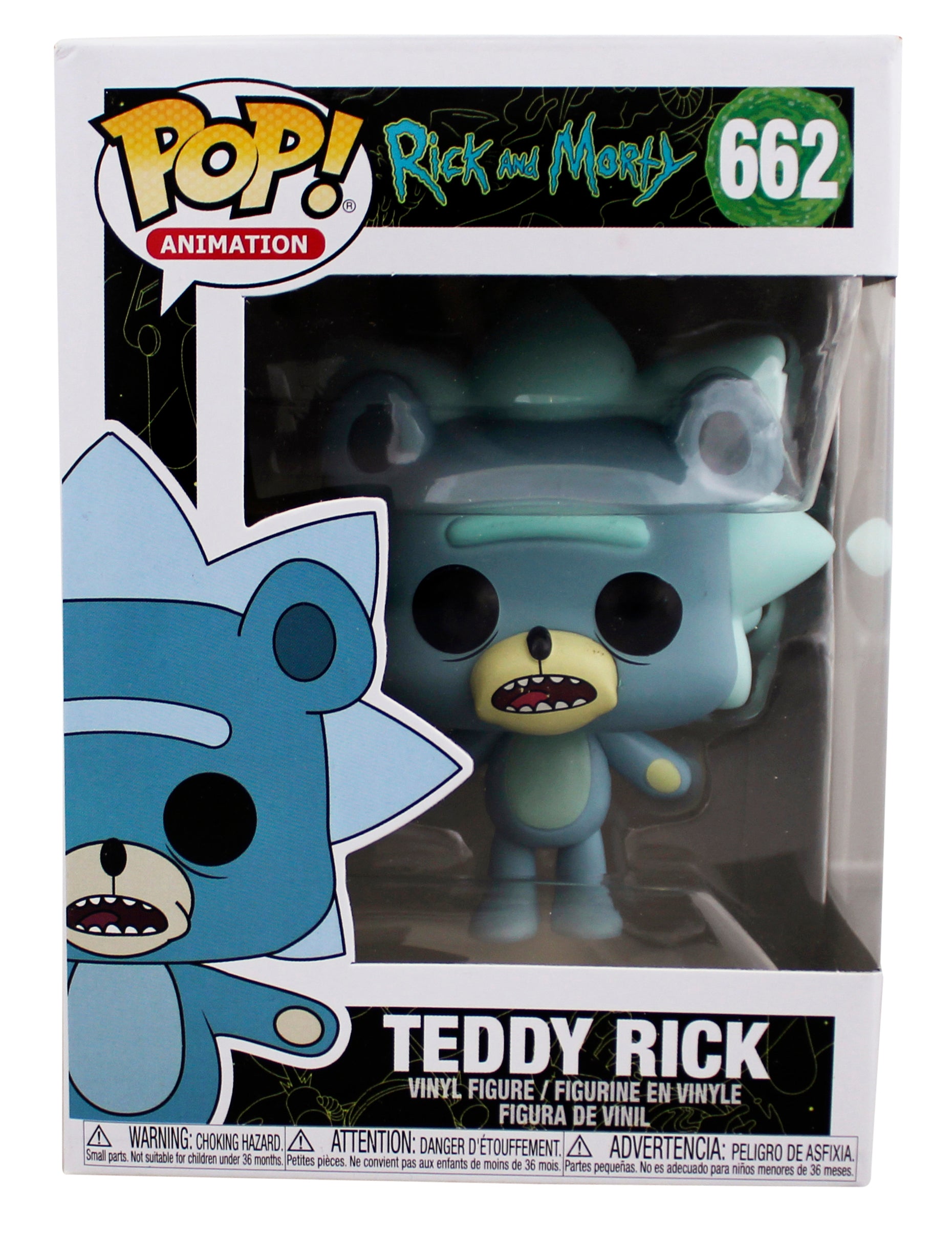 Rick And Morty Teddy Rick #662 Funko Pop Vinyl Figure Un-signed