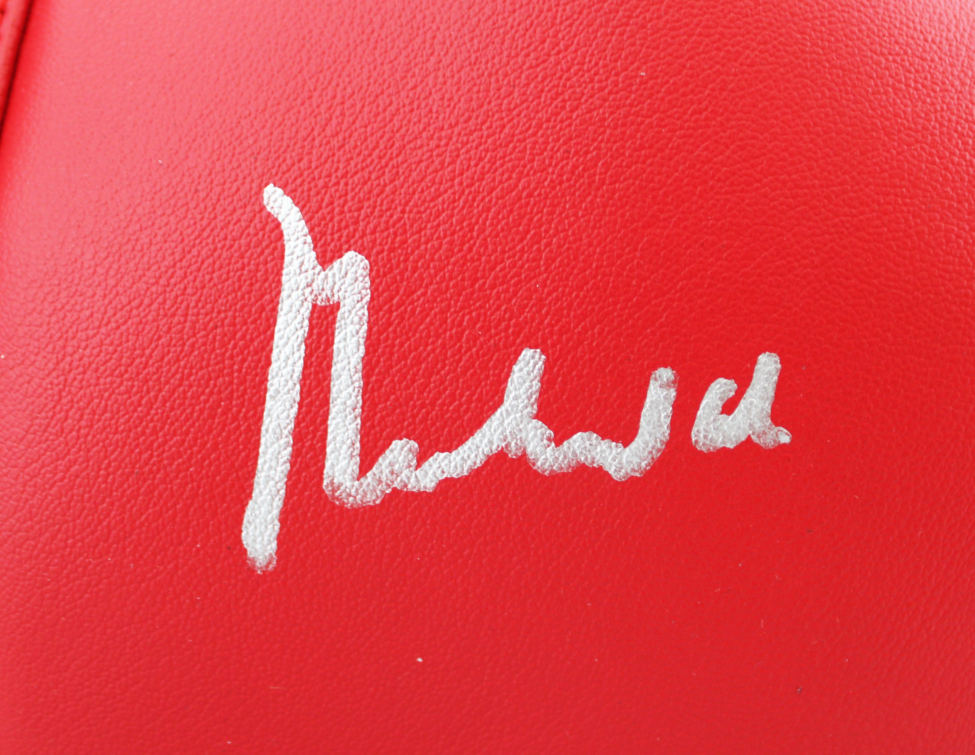 Muhammad Ali Authentic Signed Red Everlast Boxing Glove Autographed BAS #AE13635