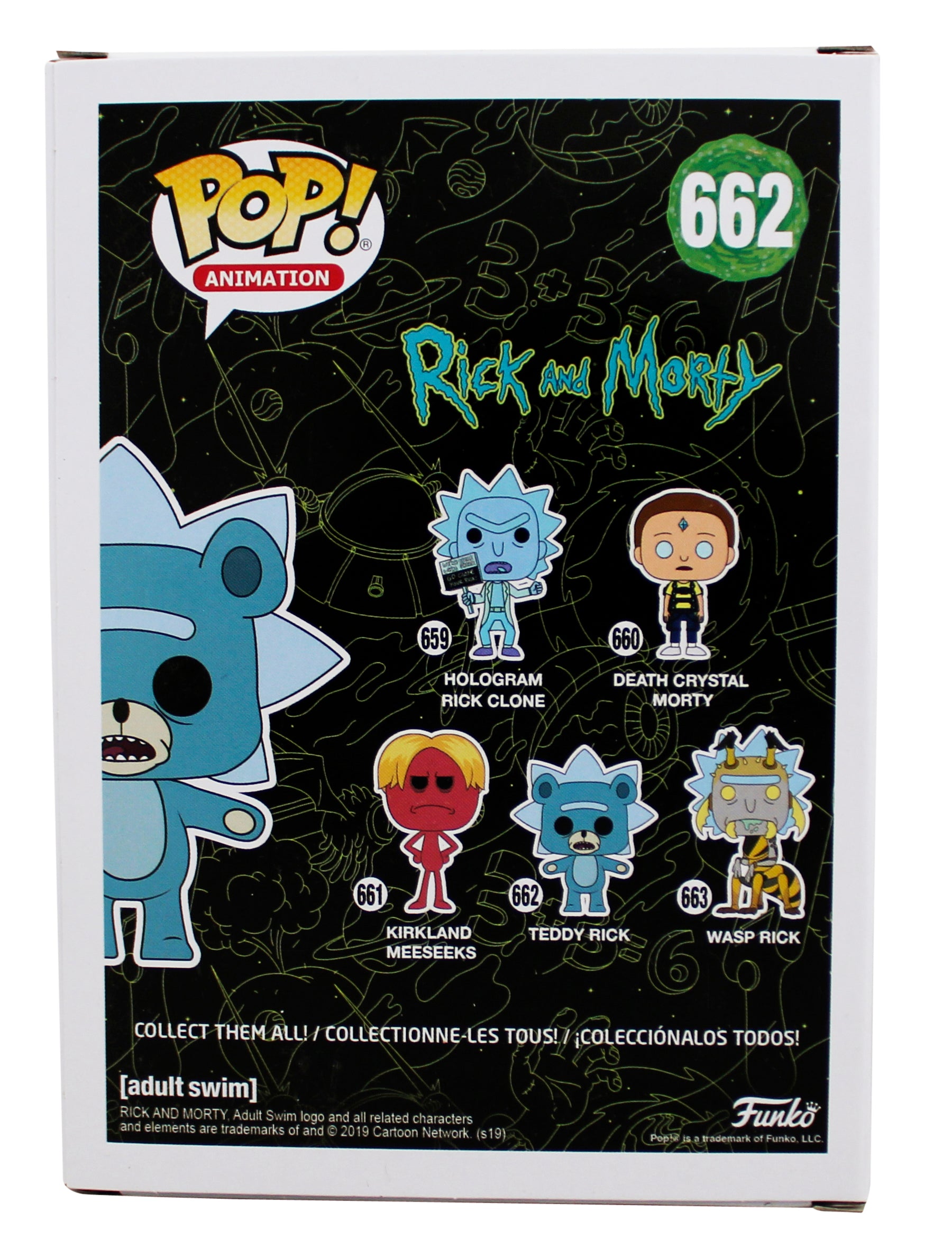 Rick And Morty Teddy Rick #662 Funko Pop Vinyl Figure Un-signed