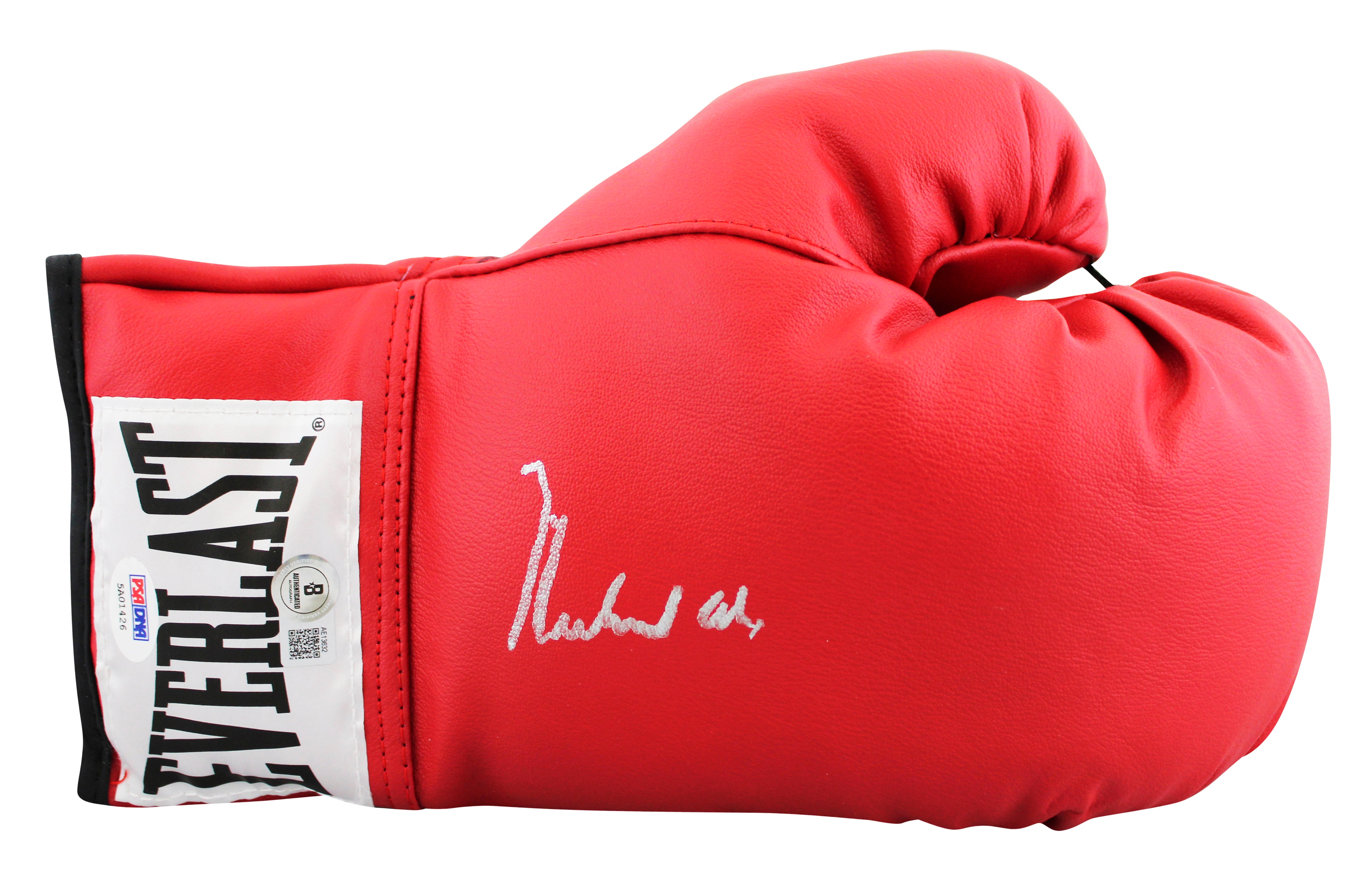 Muhammad Ali Authentic Signed Red Everlast Boxing Glove Autographed BAS #AE13632