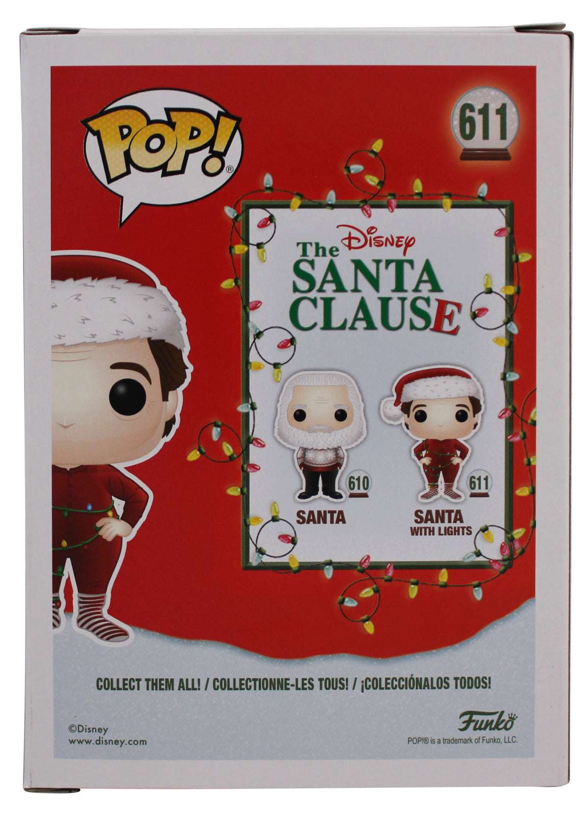 Tim Allen The Santa Clause Signed Santa #611 Funko Pop Vinyl Figure BAS