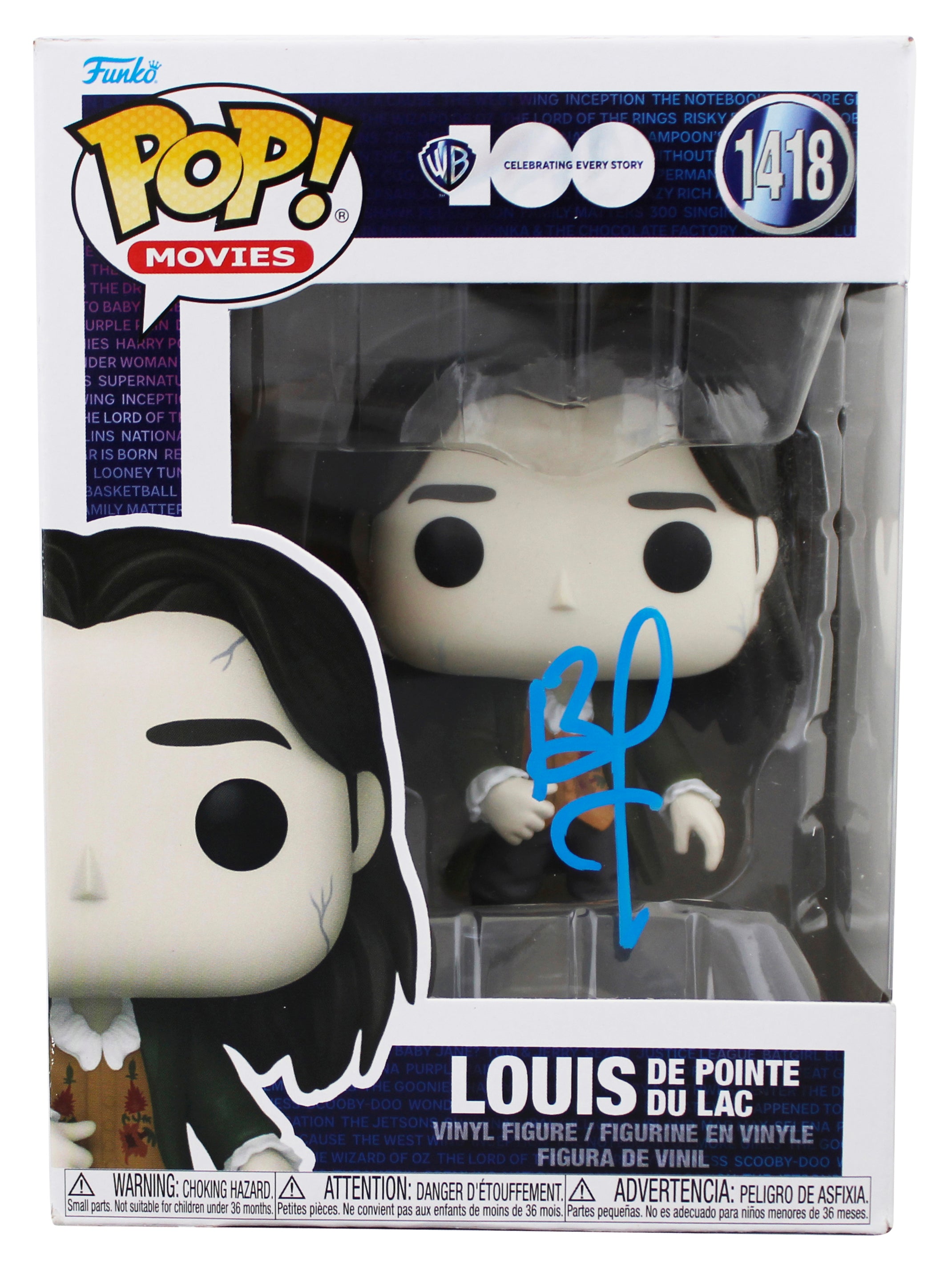 Brad Pitt Interview with the Vampire Signed #1418 Funko Pop Vinyl Figure BAS