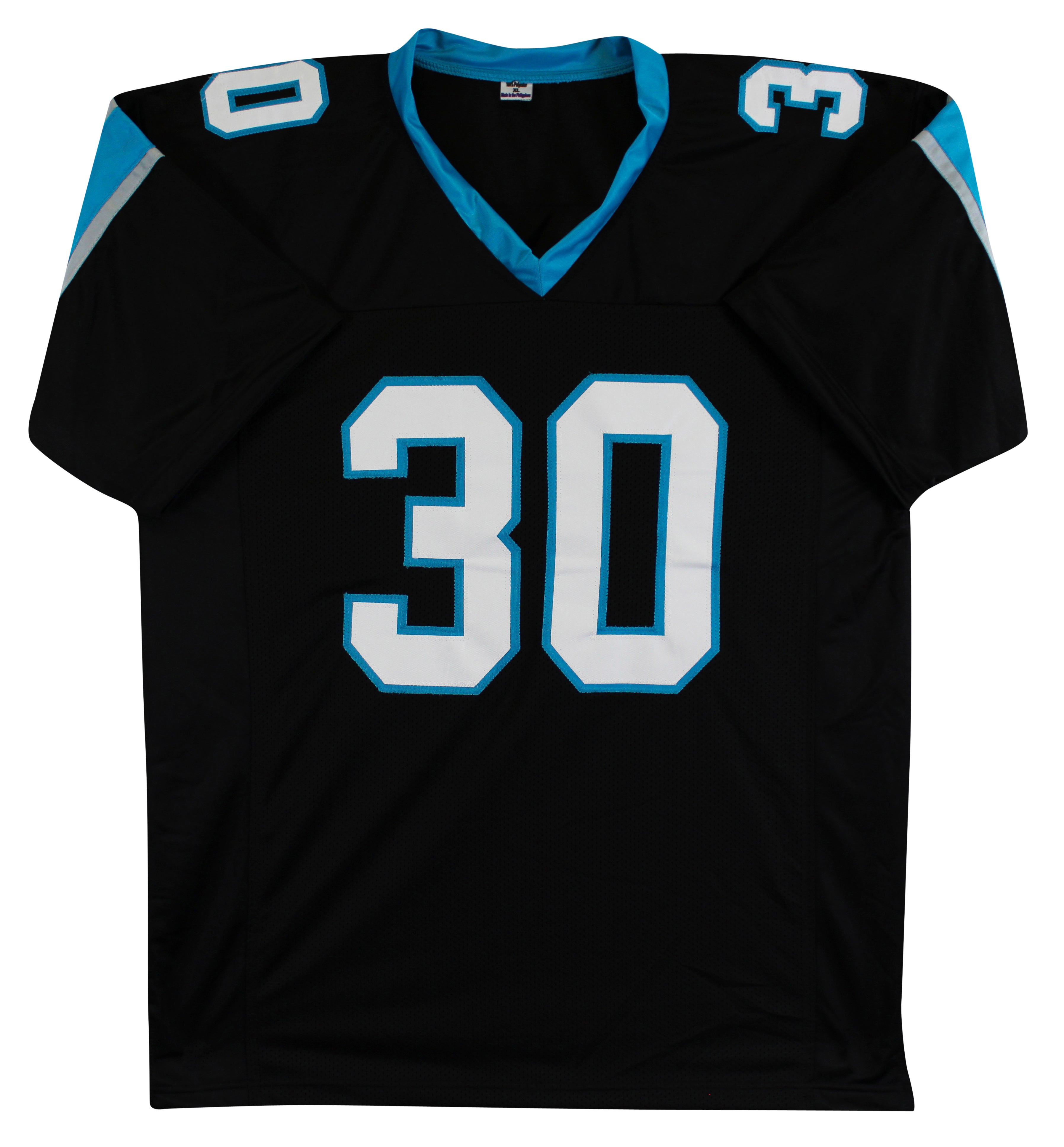 Chuba Hubbard Authentic Signed Black Pro Style Jersey Autographed BAS Witnessed