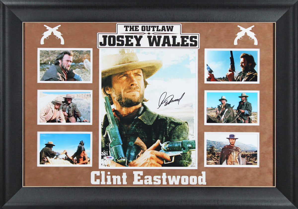 Clint Eastwood The Outlaw Josey Wales Signed 11x14 Framed Photo PSA/DNA #X03478