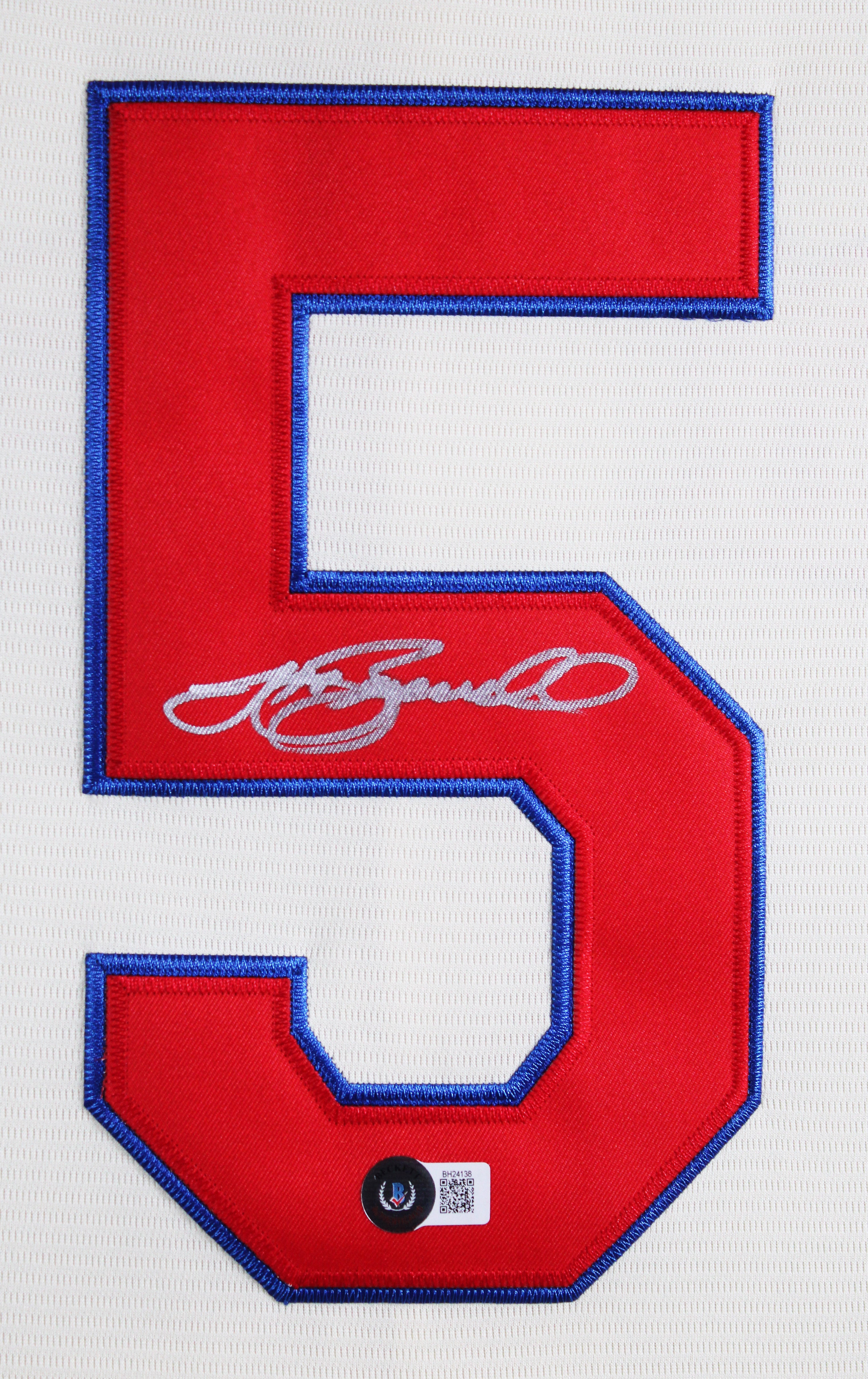 Jeff Bagwell Authentic Signed Cream Hall of Fame Framed Jersey Autographed BAS