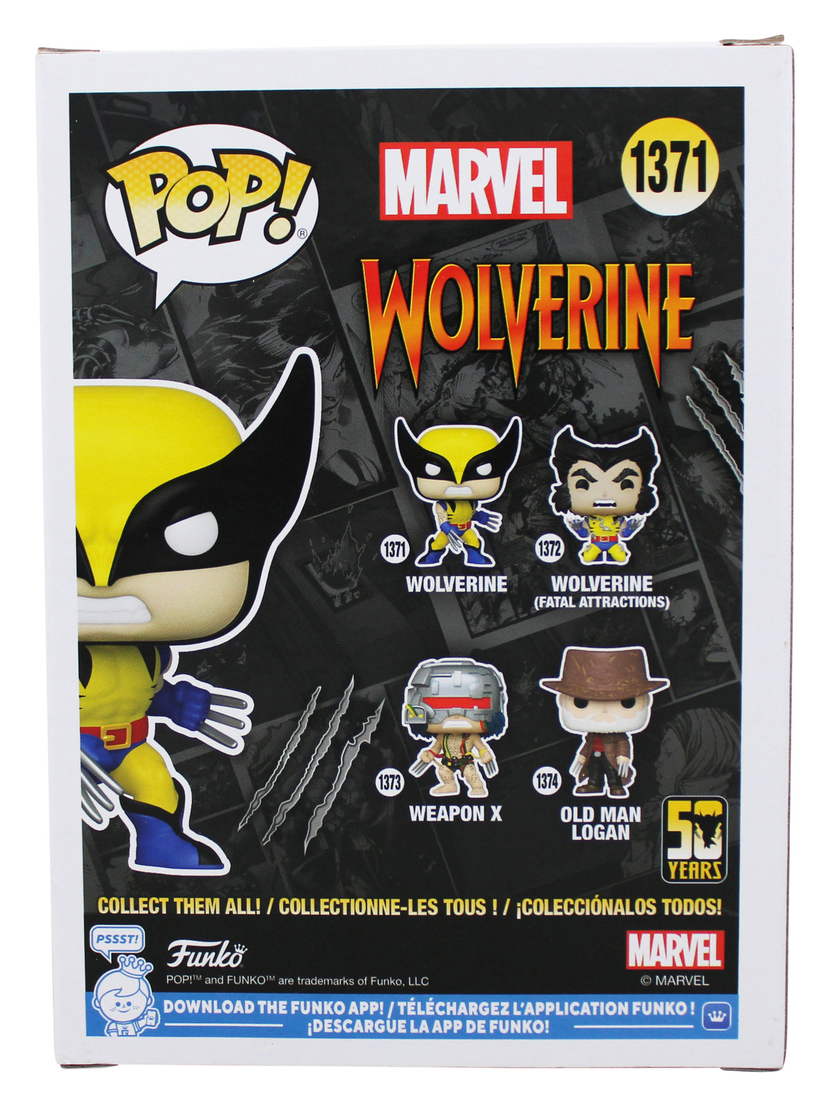 Hugh Jackman X-Men Signed Wolverine #1371 Funko Pop Vinyl Figure BAS #BS88811