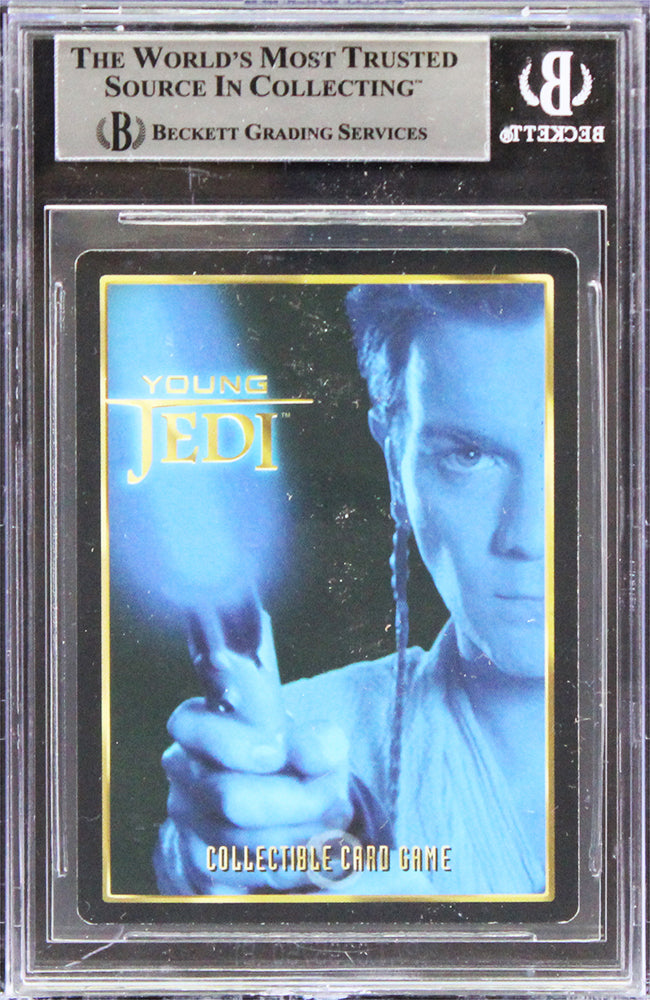 Terrance Stamp Star Wars Signed 2000 Young Jedi Duel Of Fates #11 Card BAS Slab
