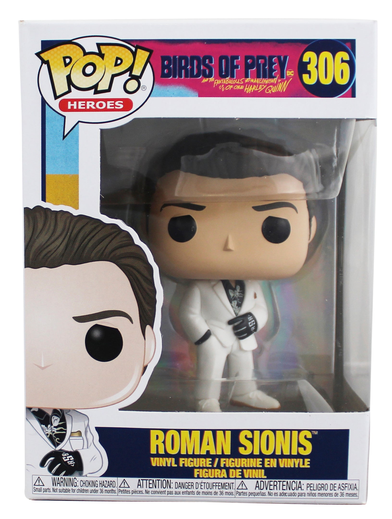 Birds Of Prey Harley Quinn Roman Sionis #306 Funko Pop Vinyl Figure Un-signed