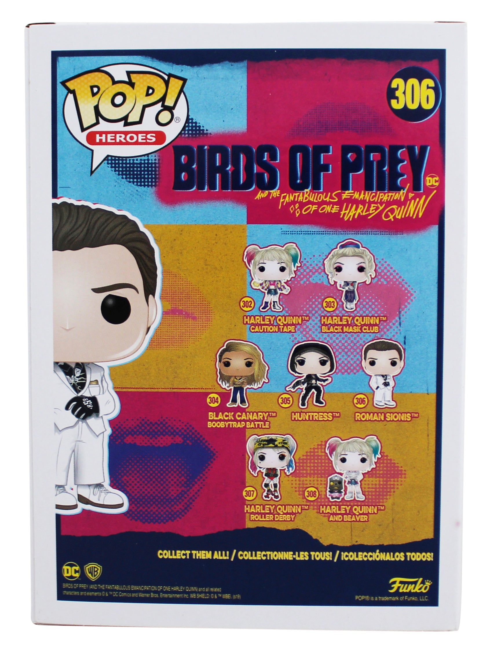 Birds Of Prey Harley Quinn Roman Sionis #306 Funko Pop Vinyl Figure Un-signed