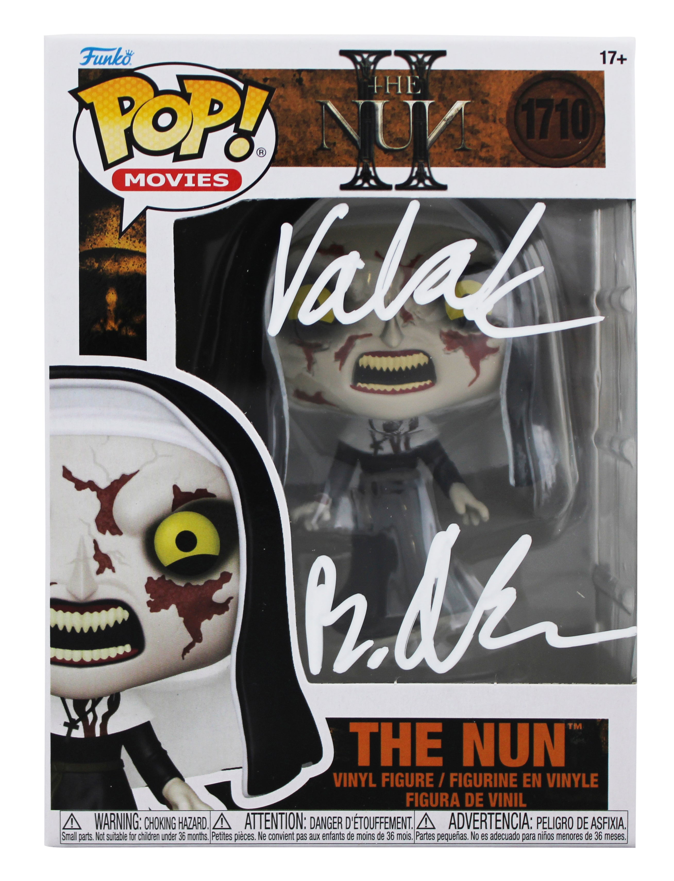 Bonnie Aarons "Valak" Signed The Nun #1710 Funko Pop Vinyl Figure BAS #2W617759