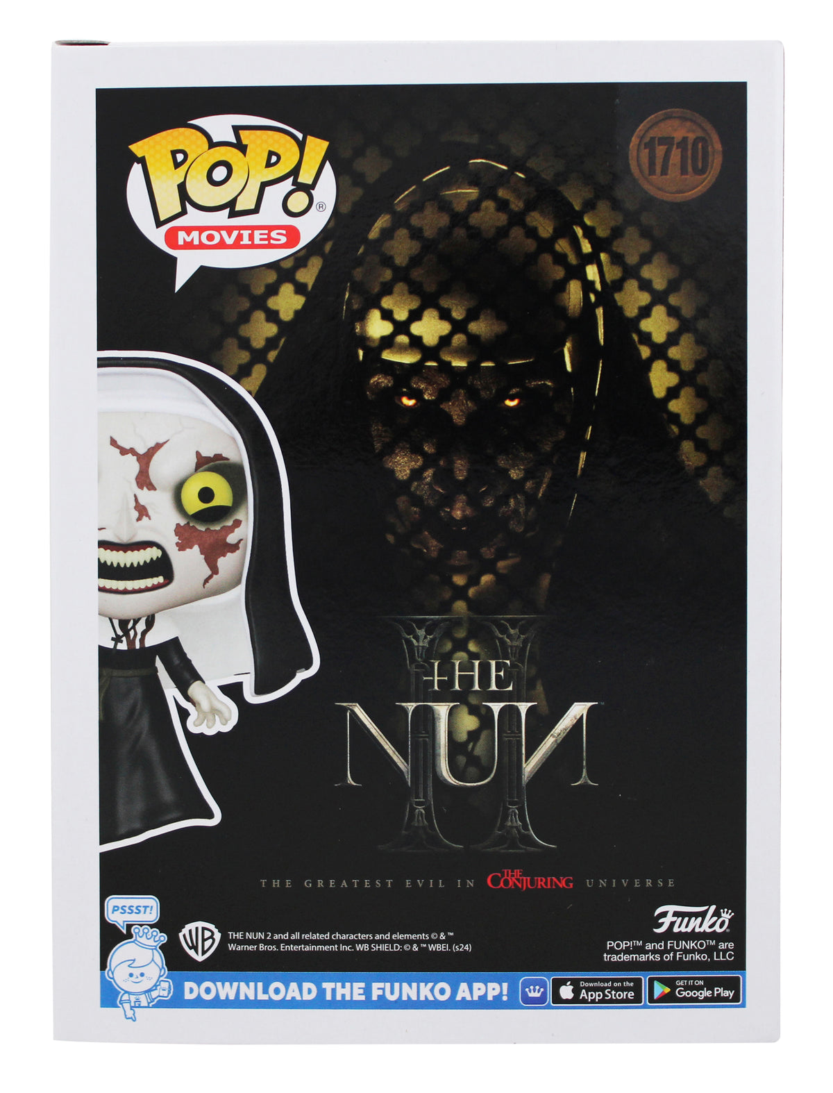 Bonnie Aarons "Valak" Signed The Nun #1710 Funko Pop Vinyl Figure BAS #2W617759