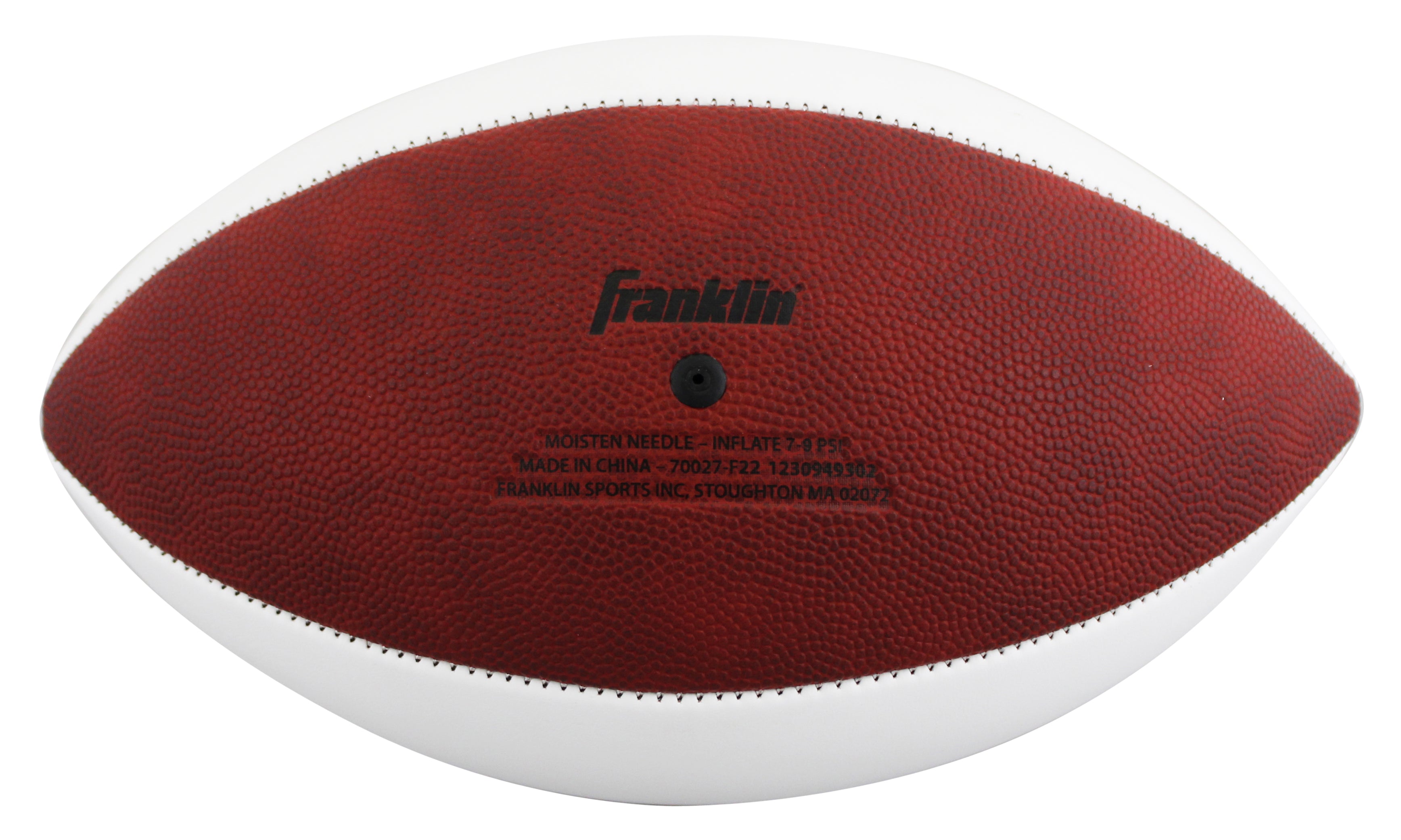 Raiders Ashton Jeanty Signed Franklin White Panel Logo Football BAS Witnessed