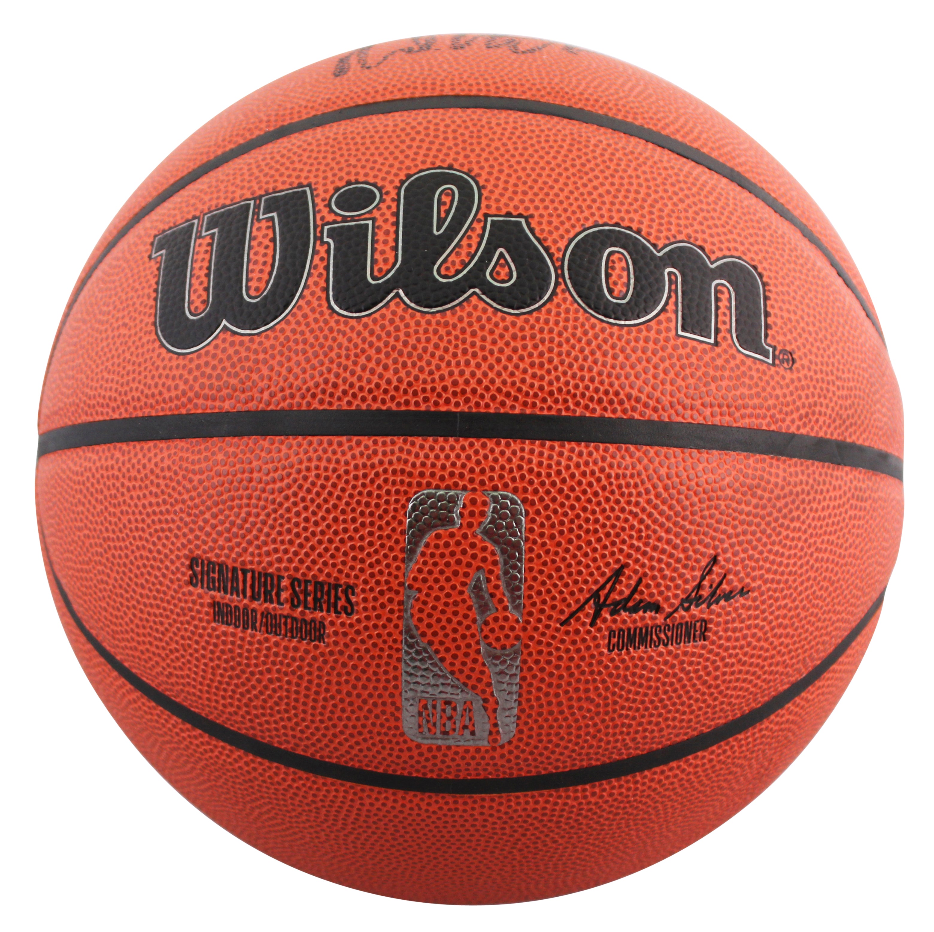 De'Aaron Fox & Malik Monk Authentic Signed Spalding Basketball BAS #BP33077