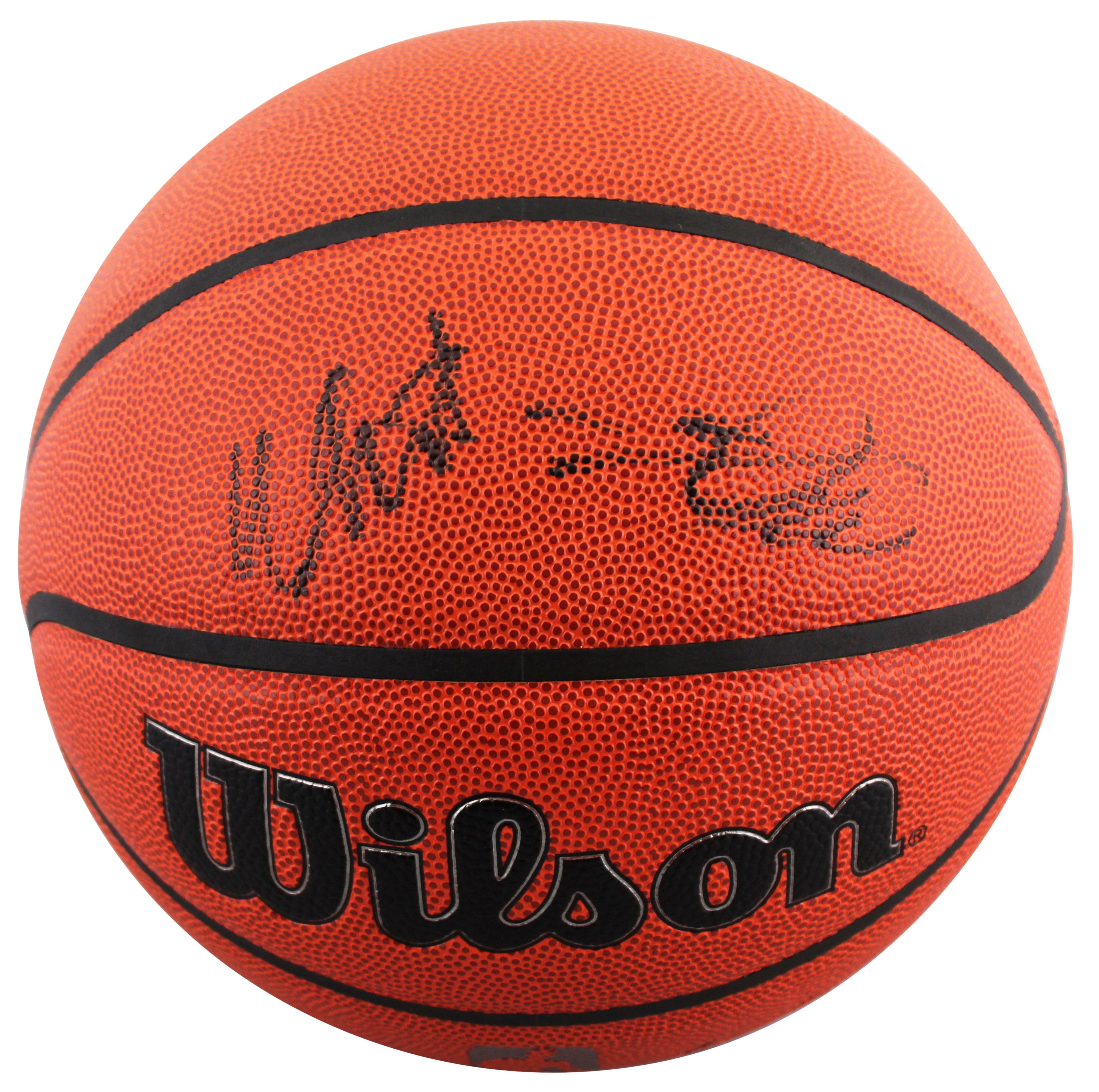 De'Aaron Fox & Malik Monk Authentic Signed Spalding Basketball BAS #BP33080