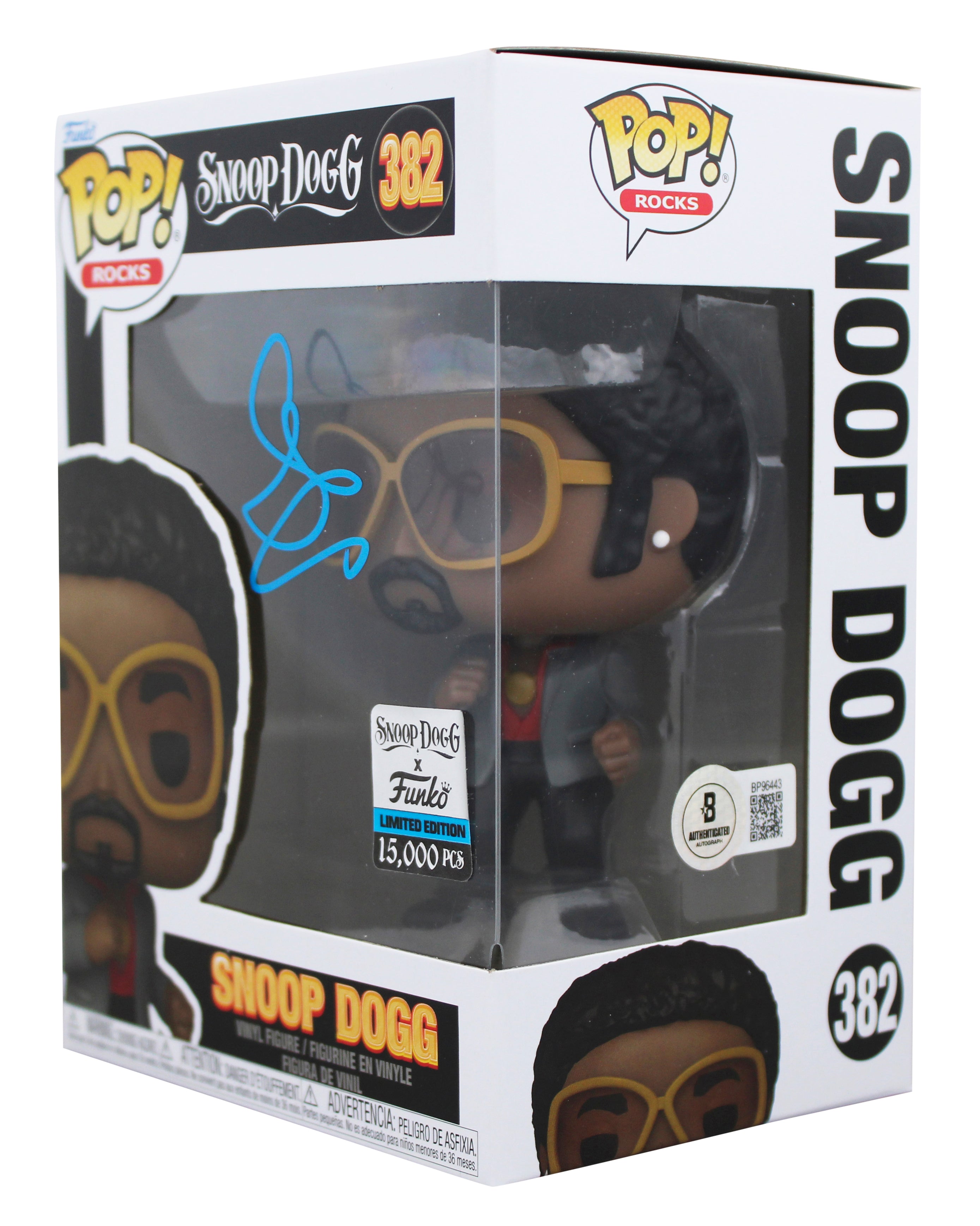 Snoop Dogg Authentic Signed #382 Limited Edition Funko Pop Vinyl Figure BAS