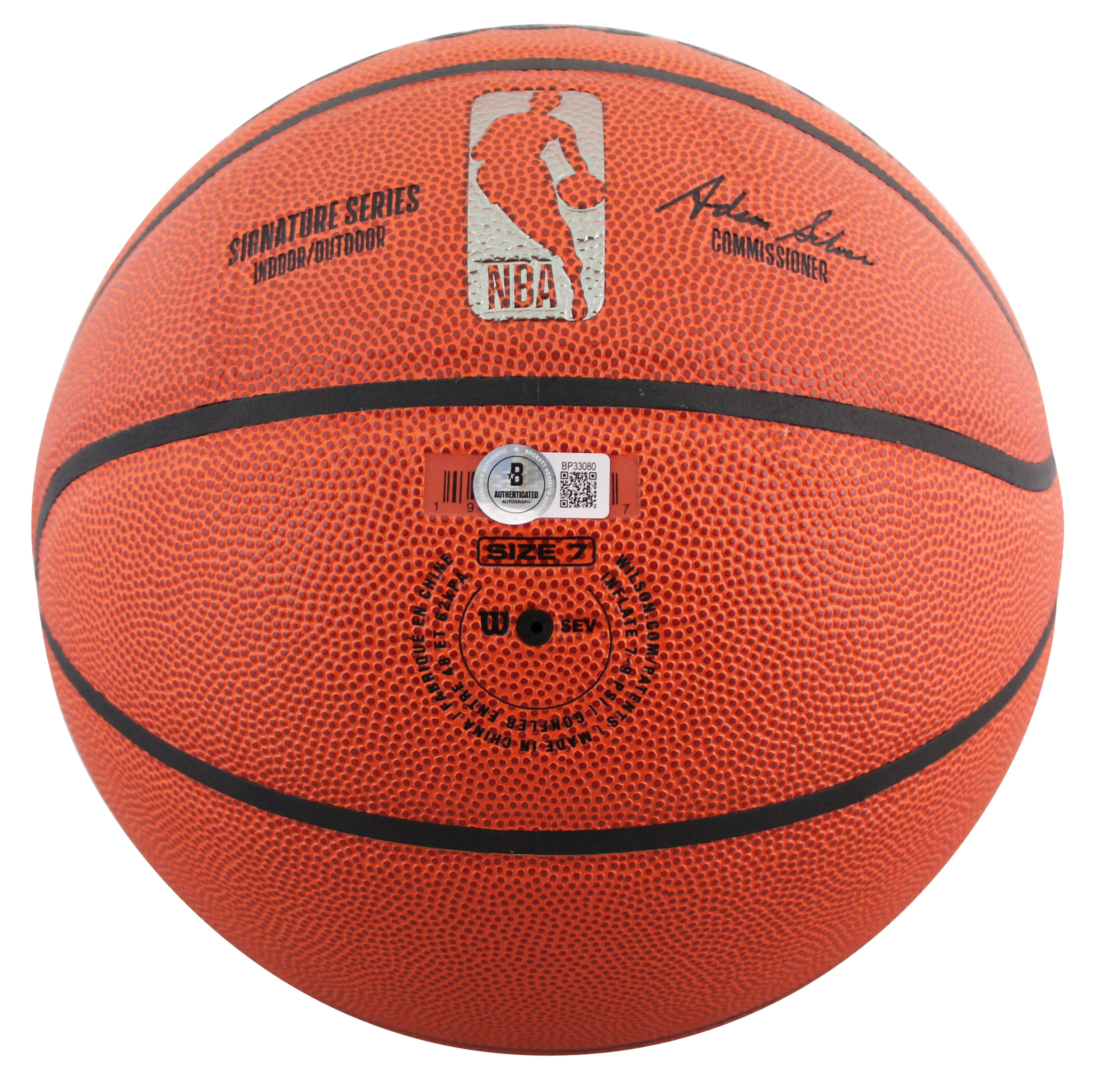 De'Aaron Fox & Malik Monk Authentic Signed Spalding Basketball BAS #BP33080