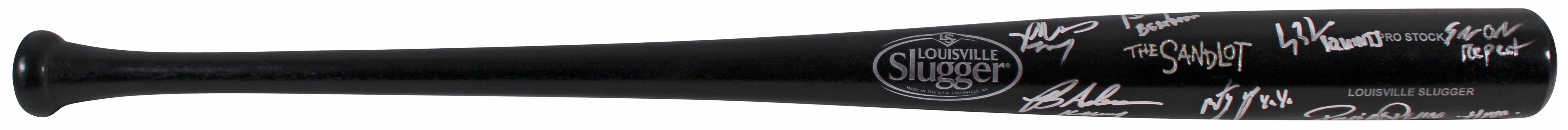 The Sandlot (7) Leopardi, Renna +5 Signed Bat w/ Character Names BAS #2W424175