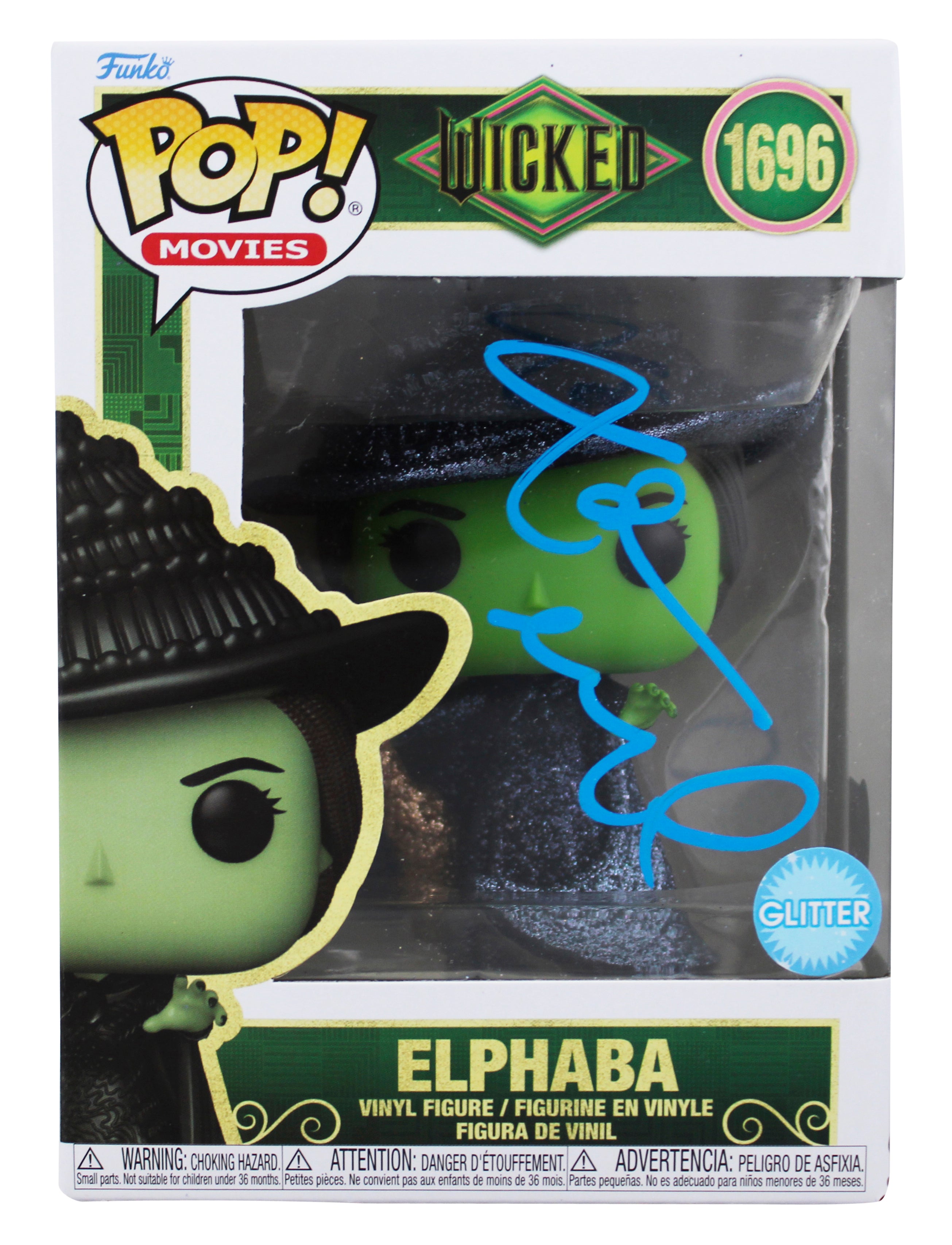 Idina Menzel Wicked Authentic Signed Elphaba #1696 Funko Pop Vinyl Figure BAS