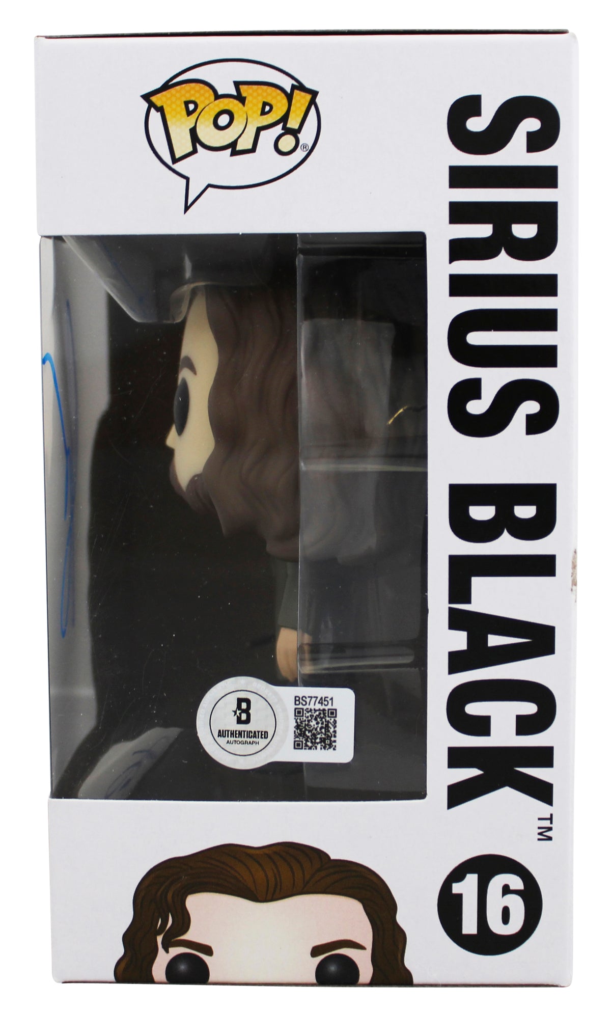 Gary Oldman Harry Potter Signed Sirius Black #16 Funko Pop Figure BAS #BS77451