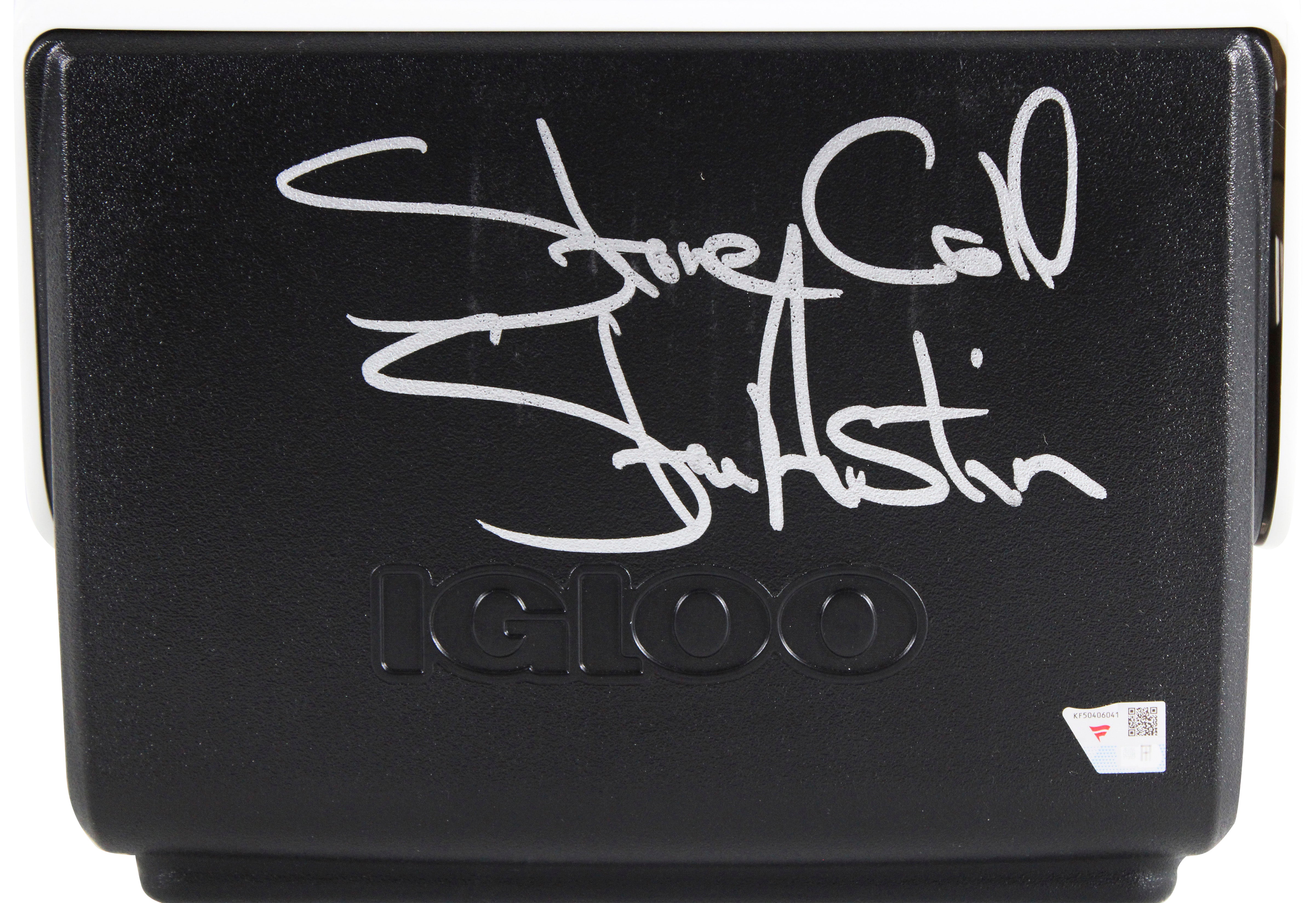 Stone Cold Steve Austin Signed Igloo Little Playmate Cooler Fanatics #KF50406041