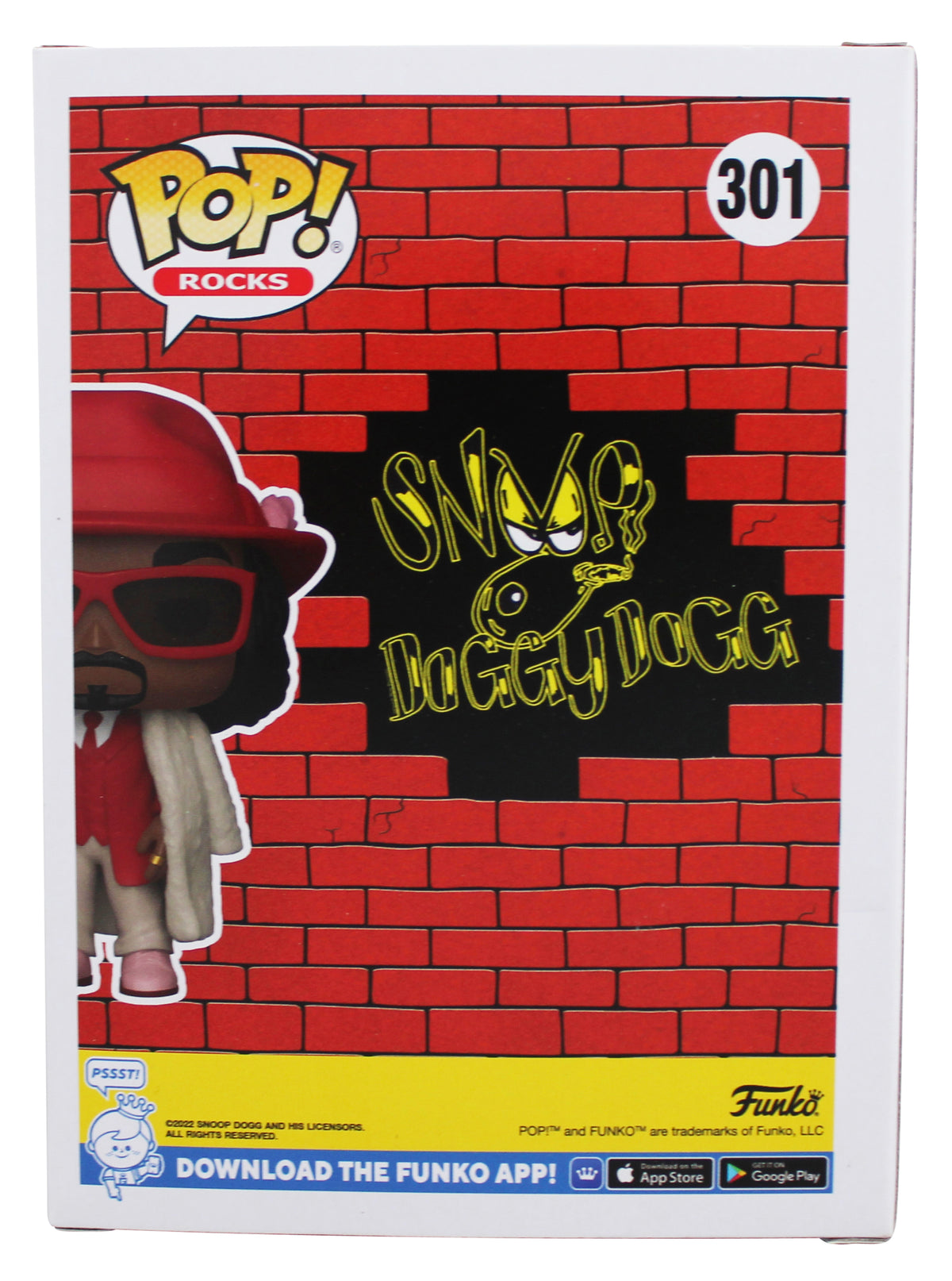 Snoop Dogg Authentic Signed Snoop Dogg #301 Funko Pop Vinyl Figure BAS #BJ64614