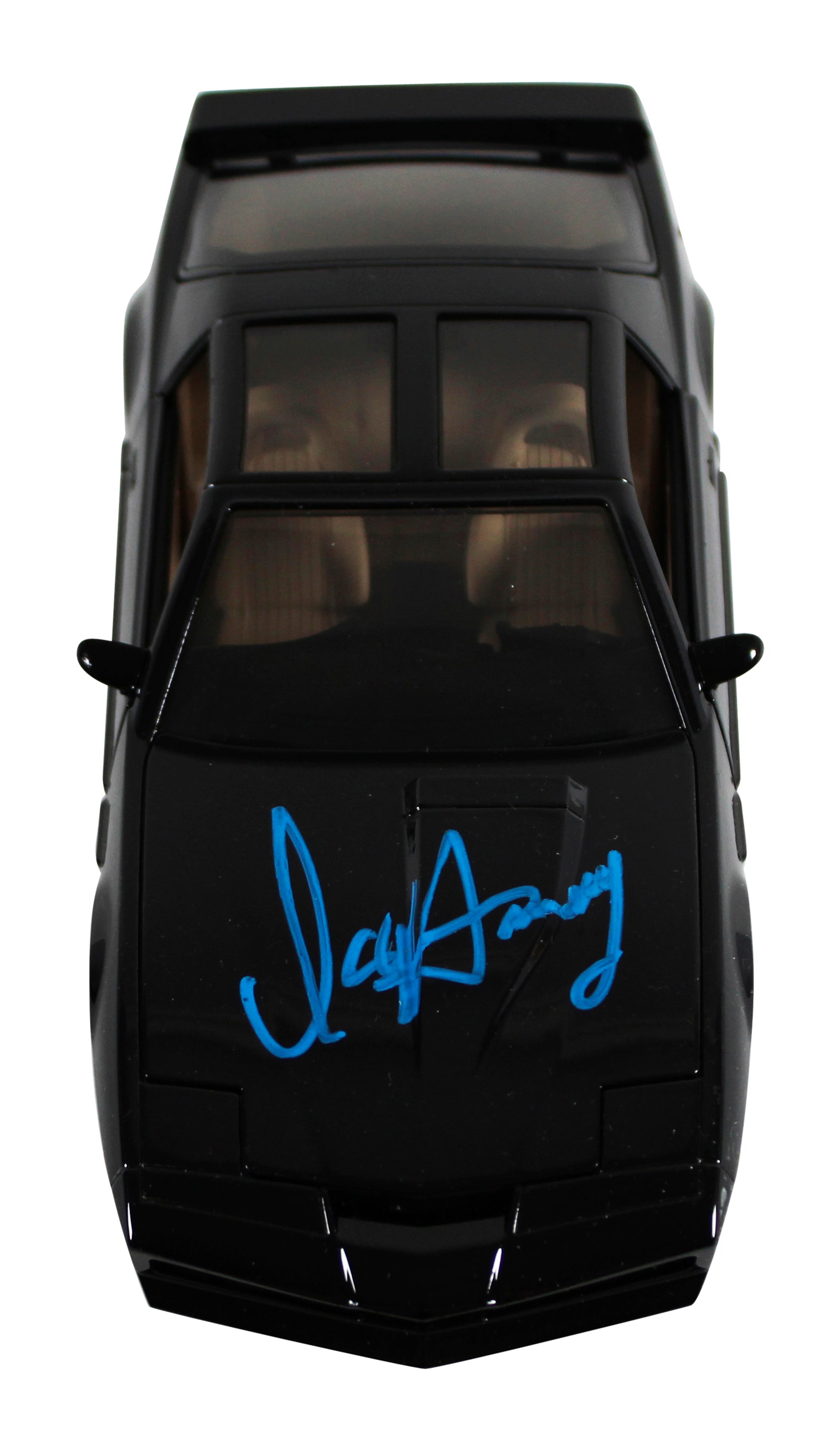 David Hasselhoff Knight Rider Signed 1:24 Die Cast Metal K.I.T.T. Car BAS 2