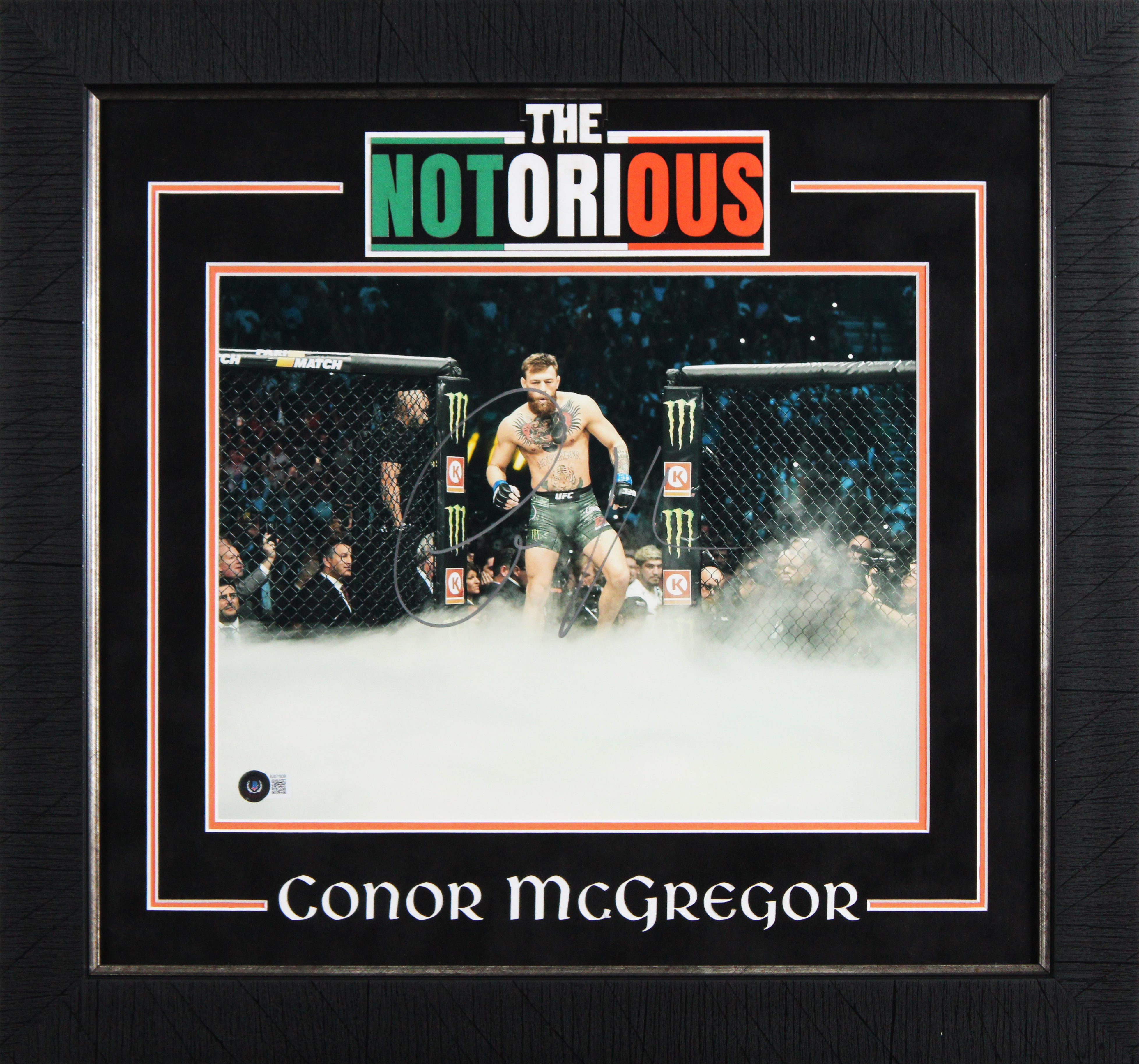 UFC Conor McGregor Authentic Signed 11x14 Framed Photo Autographed BAS #BJ071839