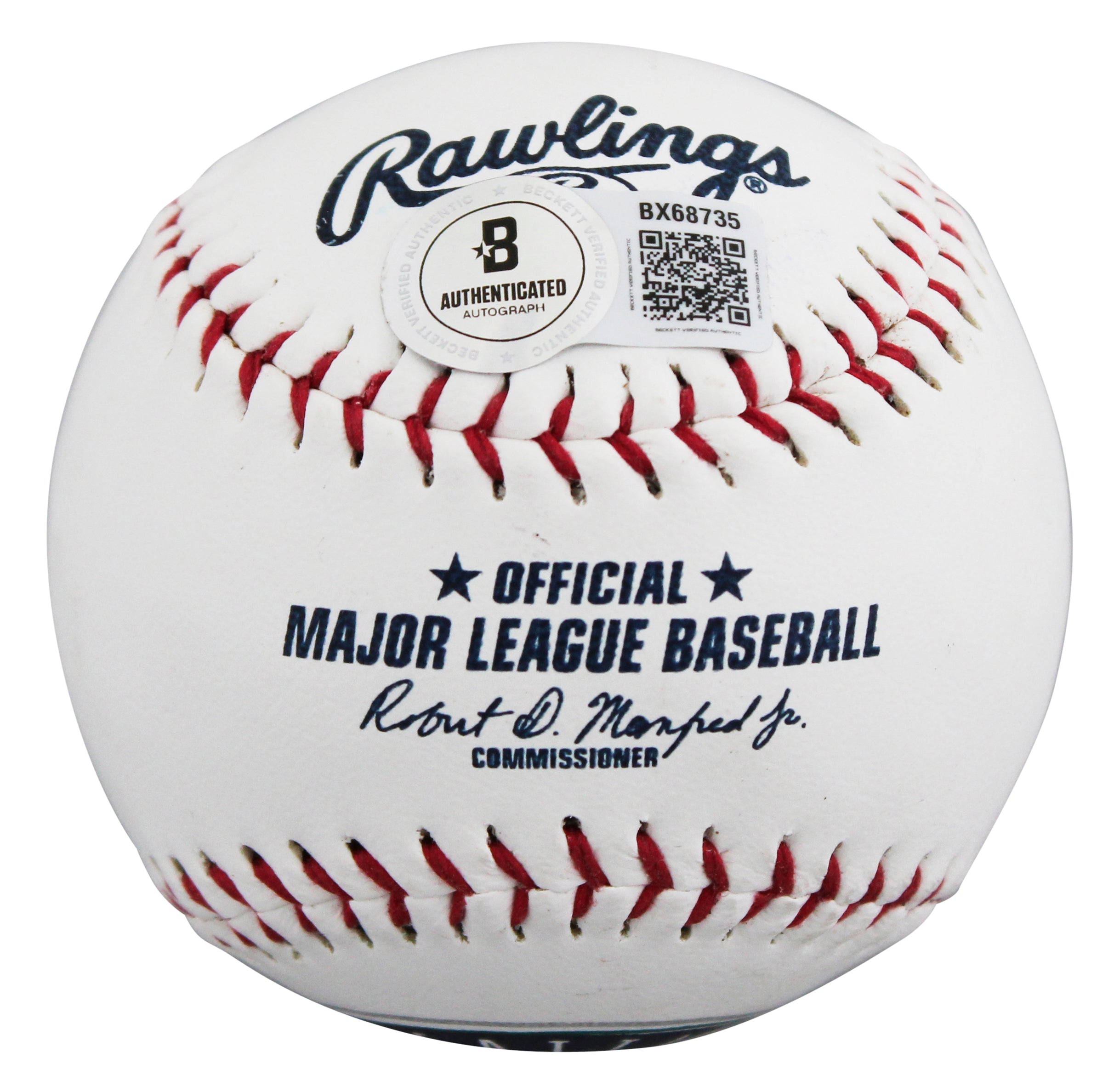 Mariners Julio Rodriguez Authentic Signed Seattle Mariners Logo OML Baseball BAS