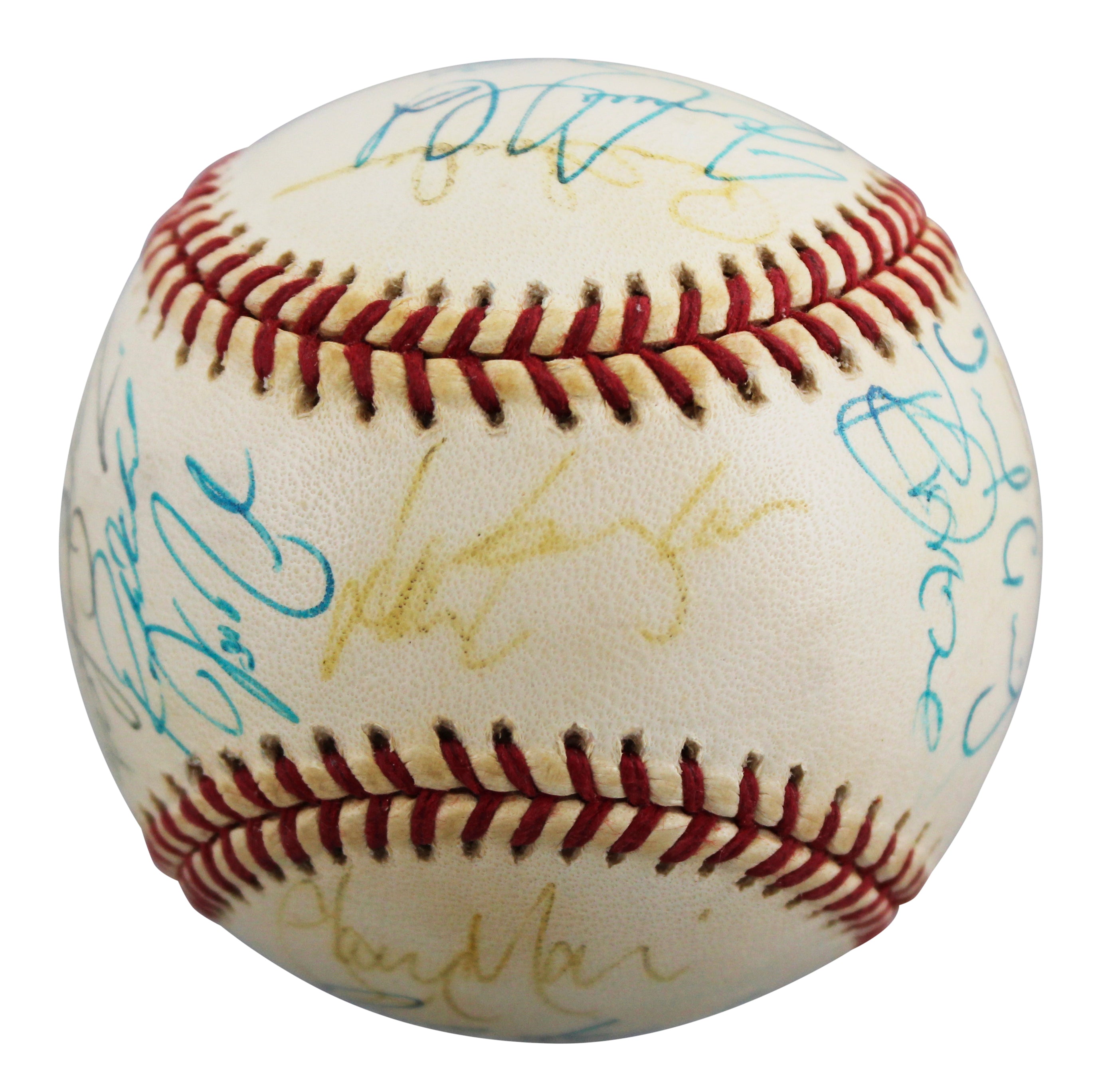 2000 Cubs (26) Girardi, Farnsworth, Aguilera +23 Signed Baseball BAS #AE64197