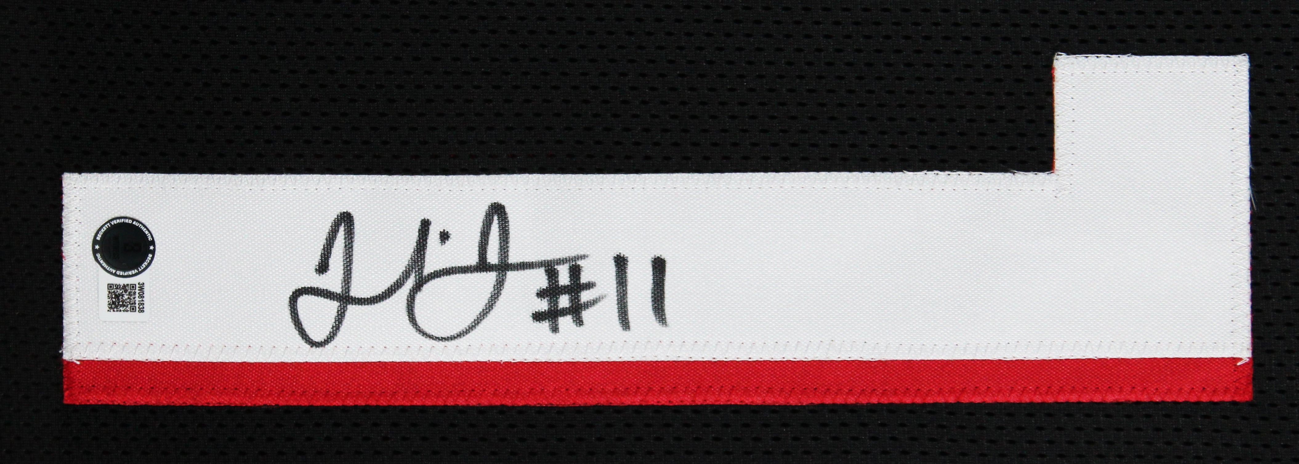 Julio Jones Authentic Signed Black Pro Style Framed Jersey BAS Witnessed