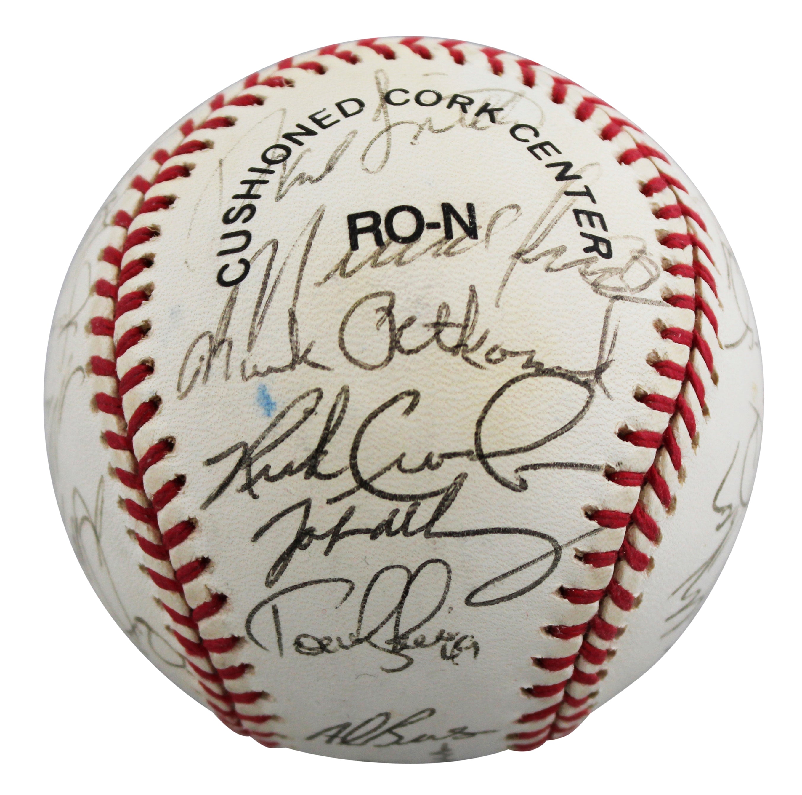 1998 Cardinals (32) Parker, Schoendienst, LaRussa +29 Signed ONL Baseball BAS