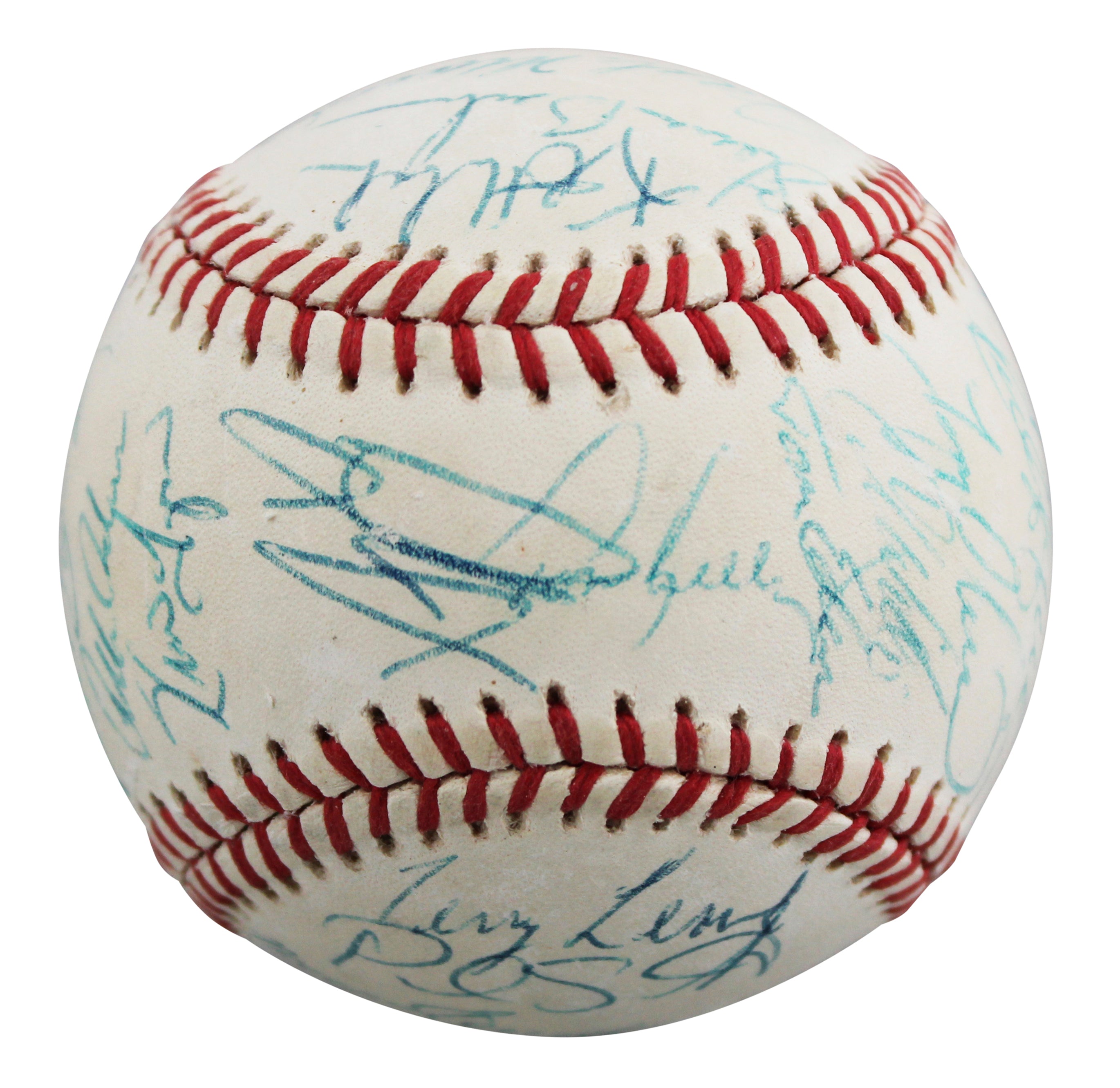 1991 Twins (31) Morris, Olica, Puckett +28 Signed OAL Baseball BAS #AE64192