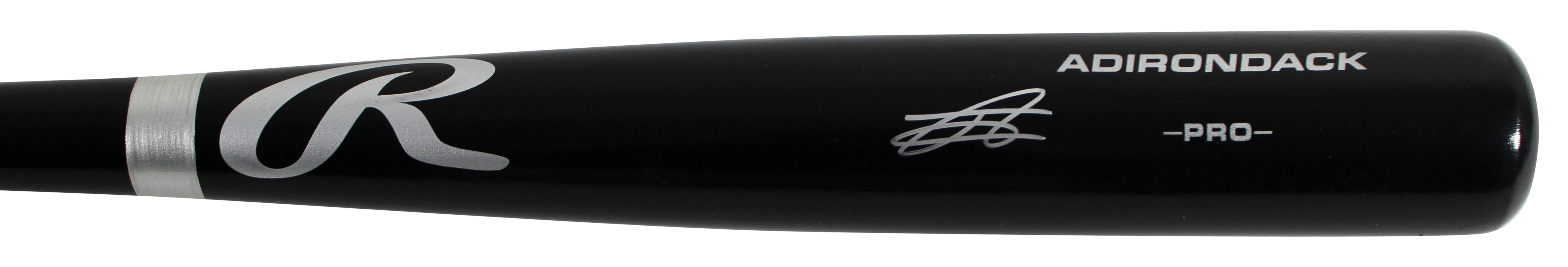 Mariners Julio Rodriguez Authentic Signed Black Rawlings Adirondack Bat BAS