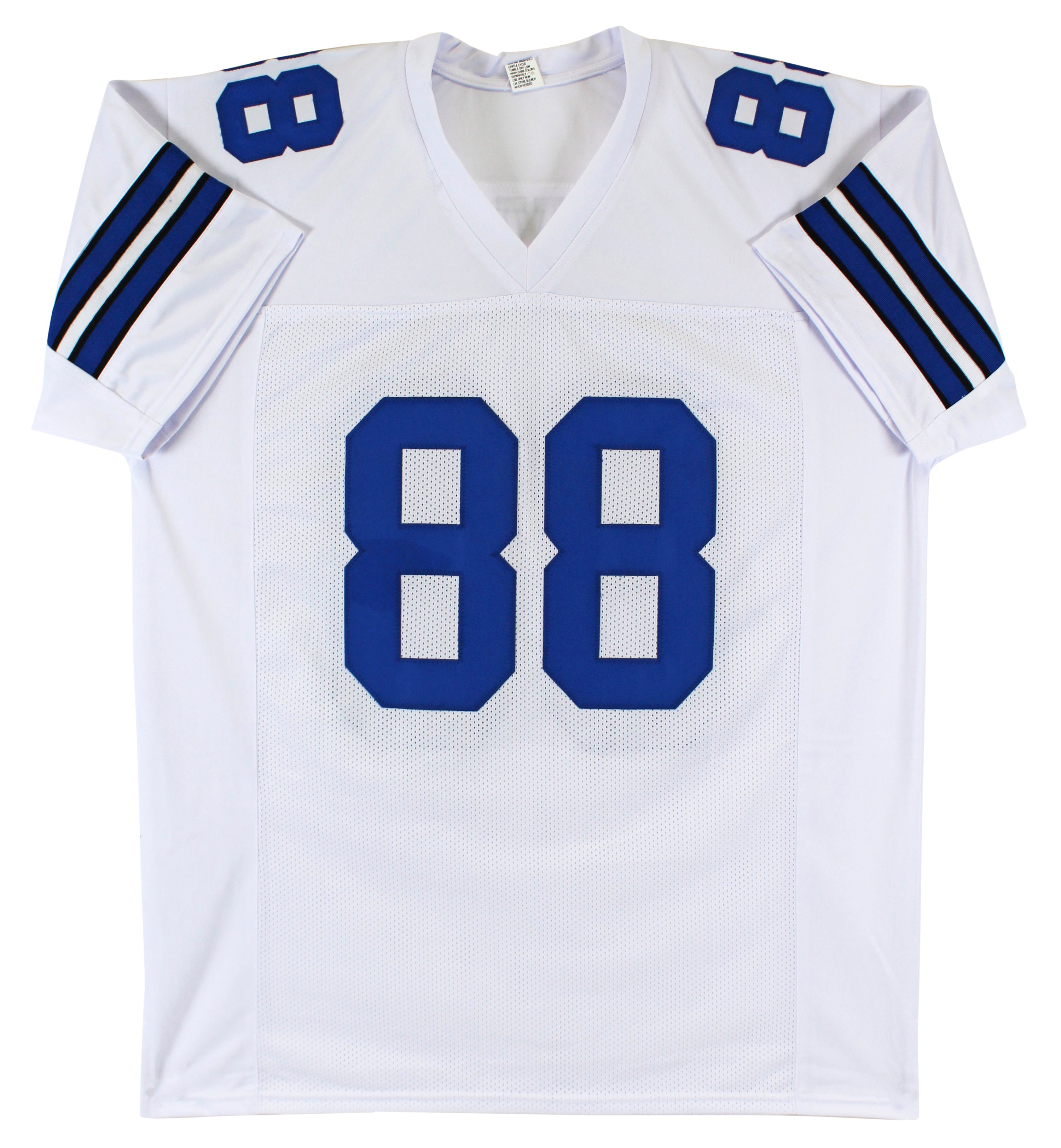 Michael Irvin Authentic Signed White Pro Style Jersey BAS Witnessed 2